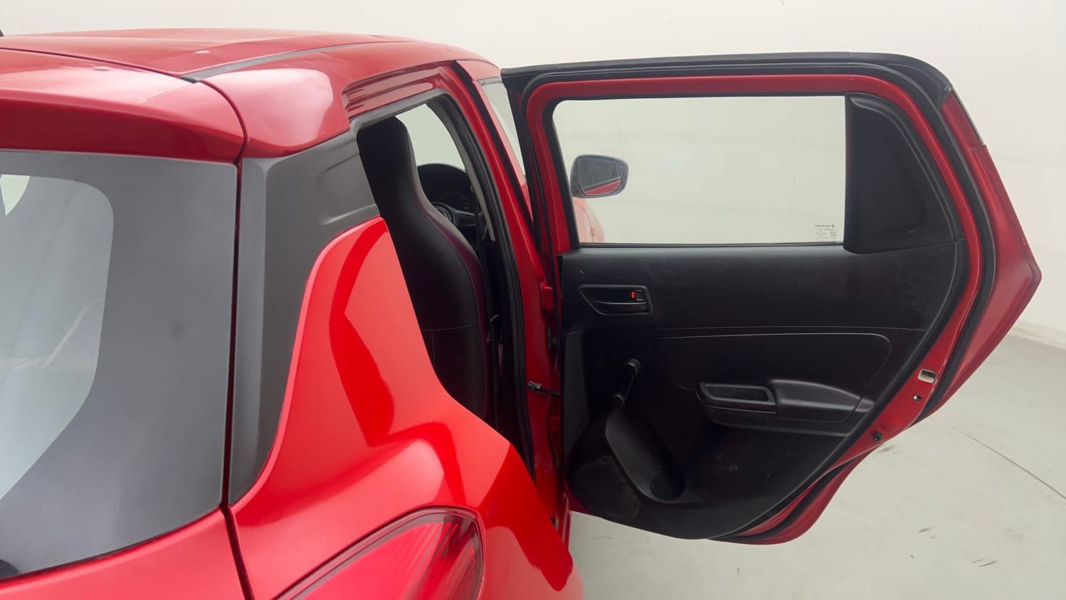 Used 2022 Maruti Suzuki Swift LXi Petrol Manual interior RIGHT REAR DOOR OPEN VIEW