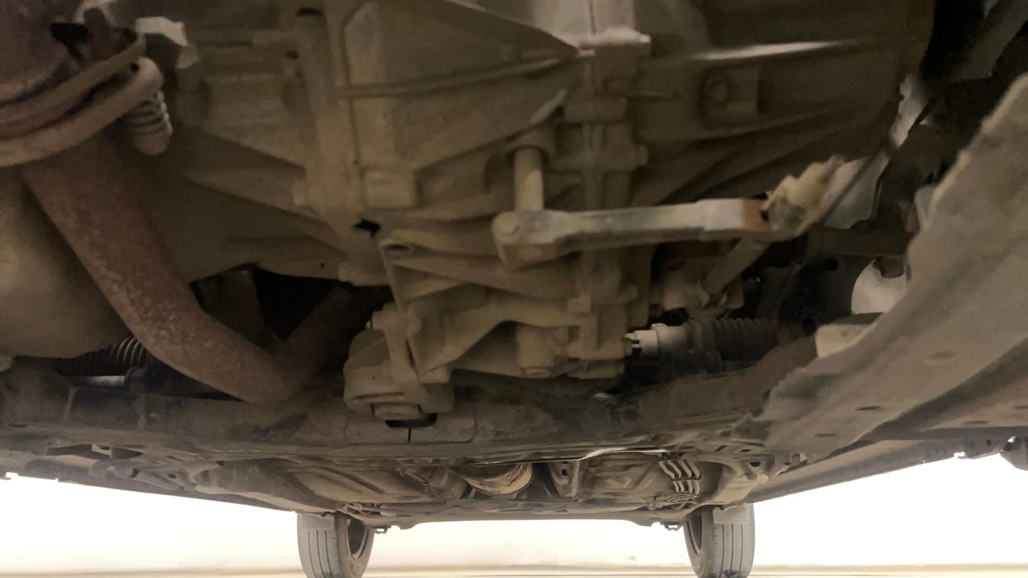 Used 2018 Maruti Suzuki Baleno Delta 1.2 Petrol Manual extra FRONT LEFT UNDERBODY VIEW