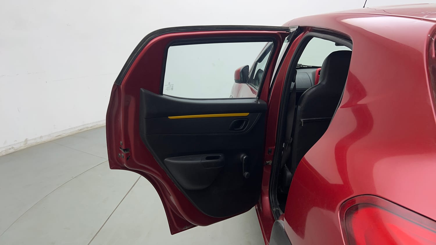 Used 2018 Renault Kwid 1.0 Marvel Iron Man Edition AMT Petrol Automatic interior LEFT REAR DOOR OPEN VIEW