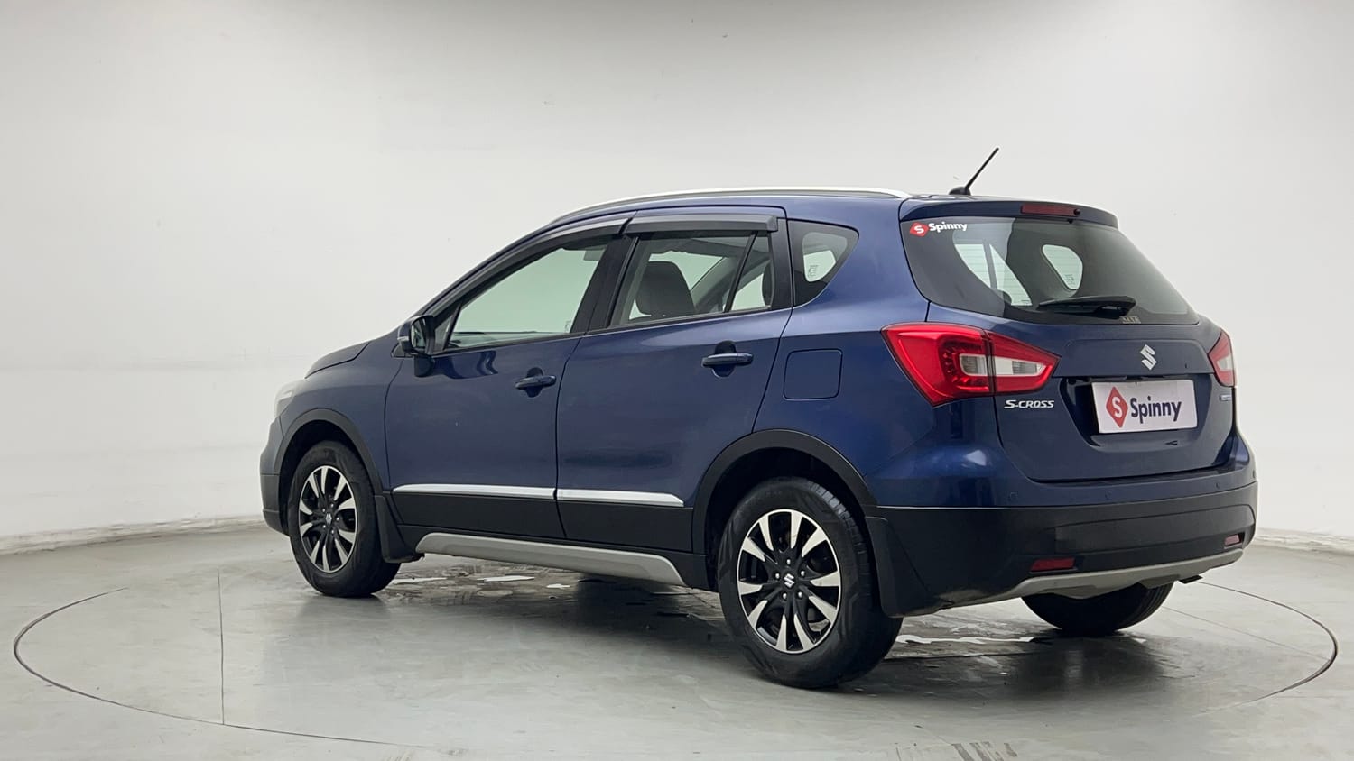 Used 2020 Maruti Suzuki S-Cross Alpha Petrol Manual exterior LEFT REAR CORNER VIEW