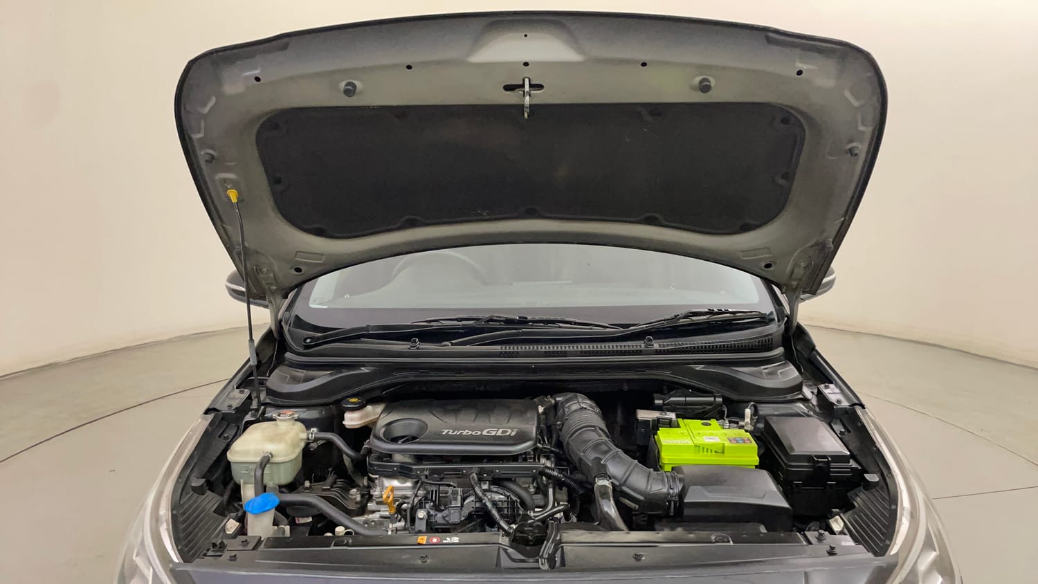 Used 2021 Hyundai Verna SX (O) 1.6 VTVT AT Petrol Automatic engine ENGINE & BONNET OPEN FRONT VIEW