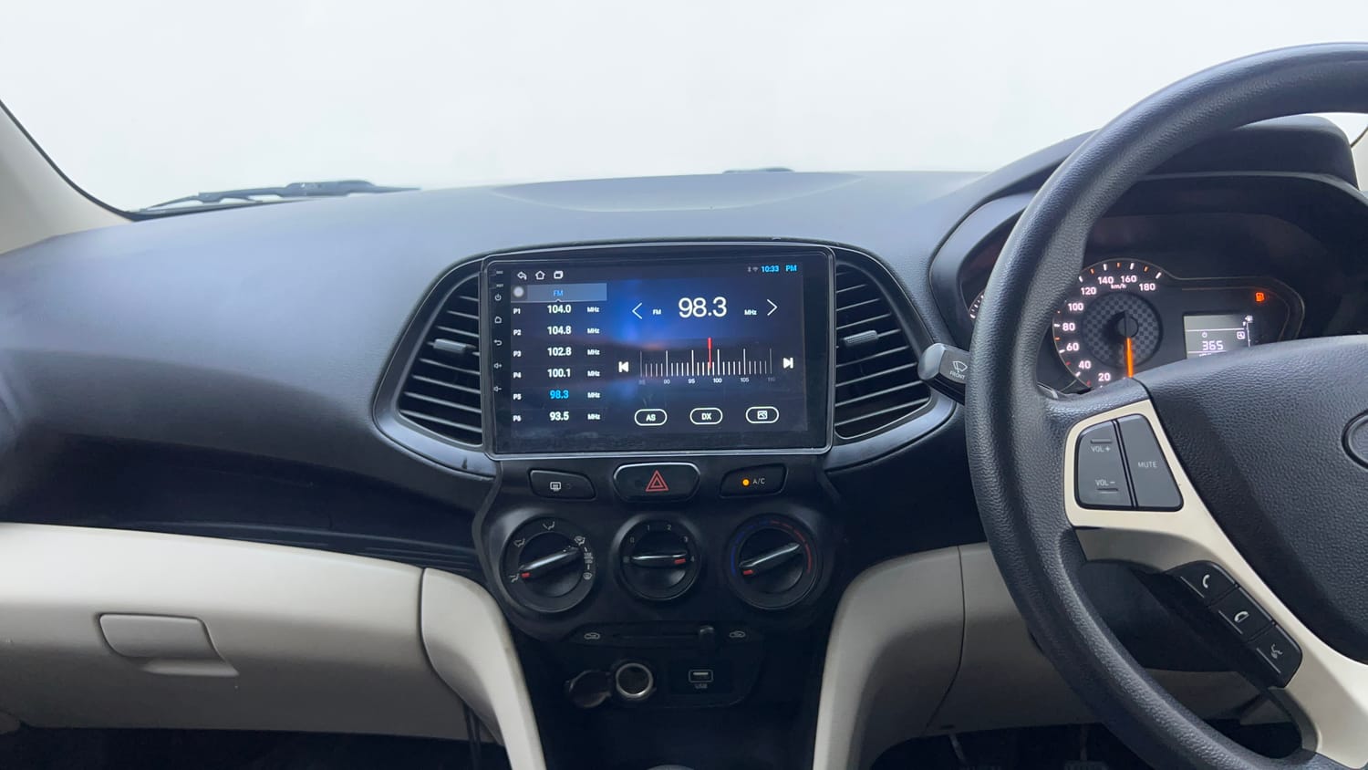 Used 2019 Hyundai Santro Sportz CNG Cng Manual interior MUSIC SYSTEM & AC CONTROL VIEW