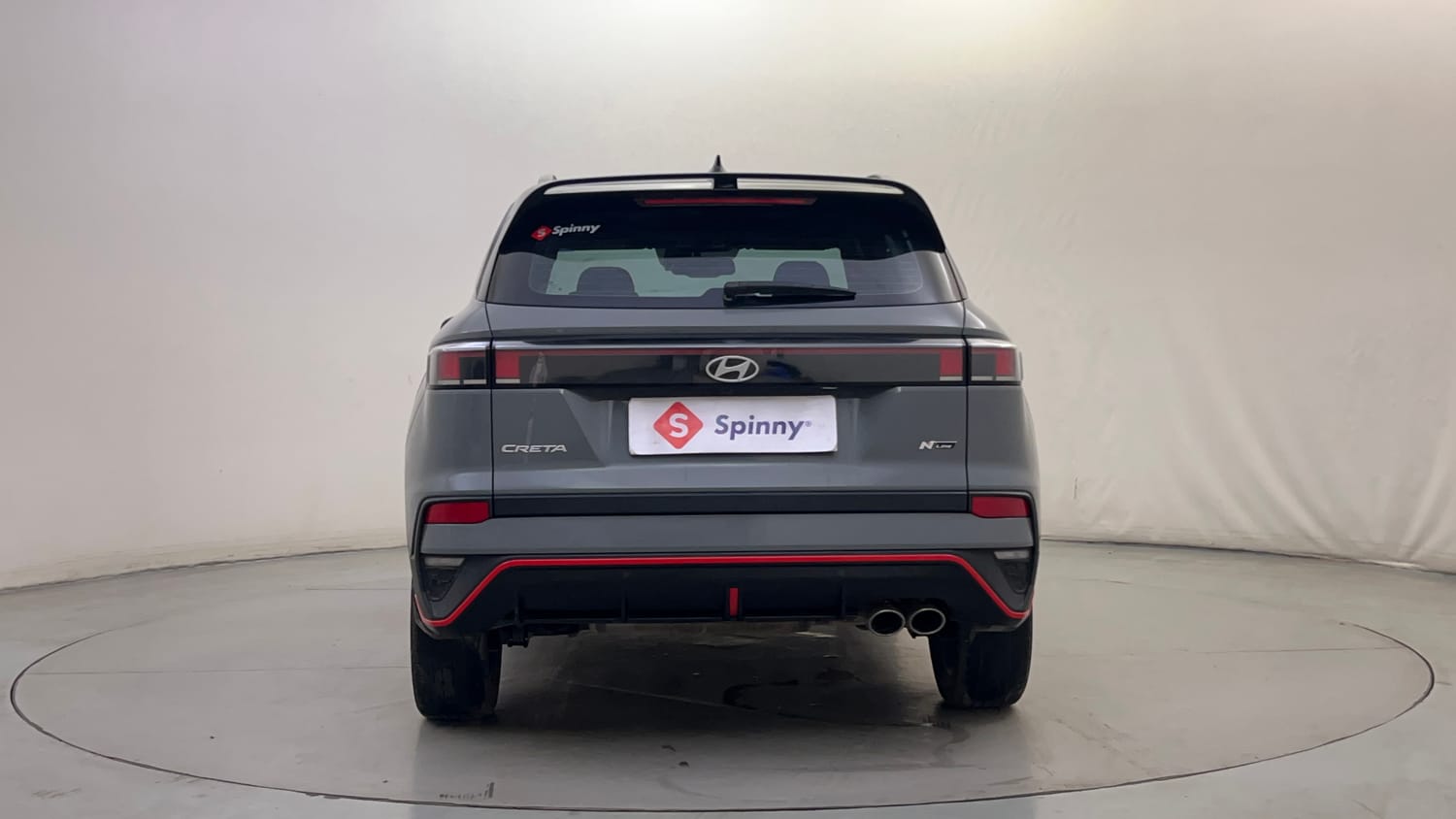 Used 2025 Hyundai Creta N-Line N10 1.5 Turbo MT Dual Tone Petrol Manual exterior BACK VIEW