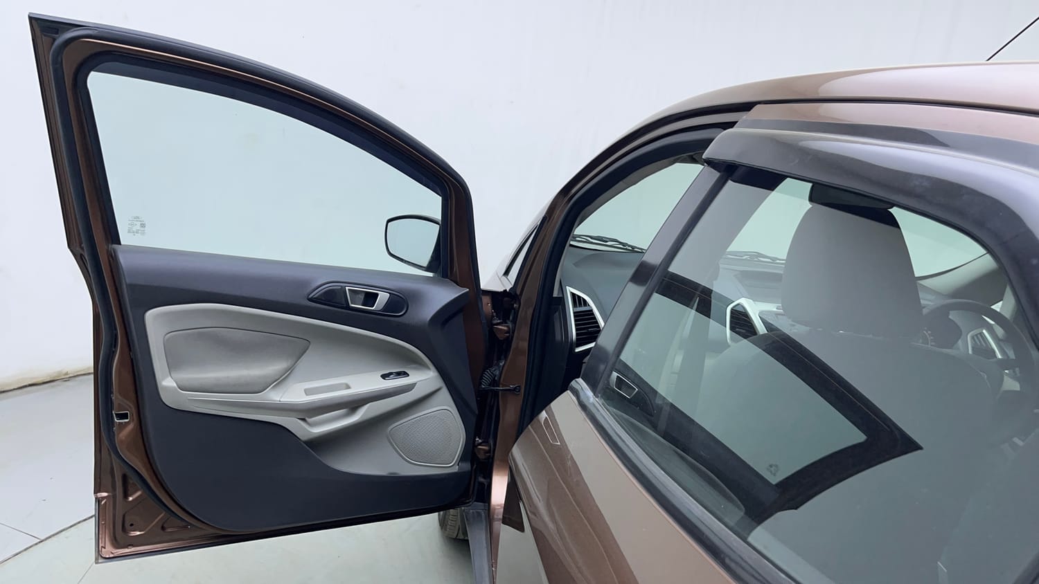 Used 2016 Ford EcoSport Trend 1.5L Ti-VCT Petrol Manual interior LEFT FRONT DOOR OPEN VIEW