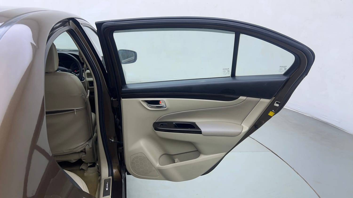 Used 2017 Maruti Suzuki Ciaz ZDi SHVS Diesel Manual interior RIGHT REAR DOOR OPEN VIEW