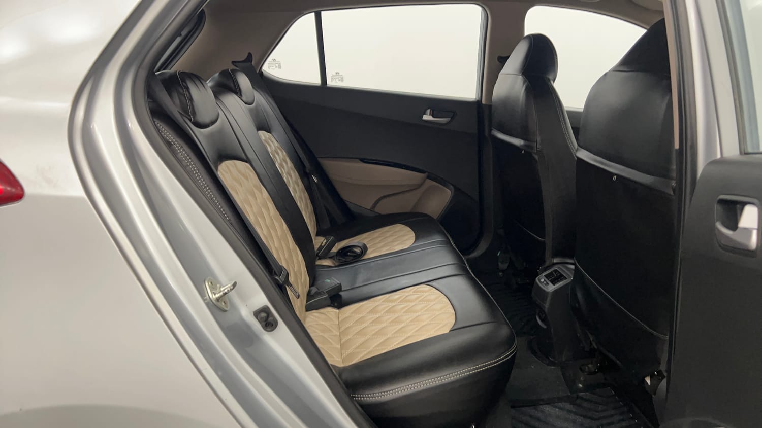 Used 2019 Hyundai Grand i10 Sportz AT 1.2 Kappa VTVT Petrol Automatic interior RIGHT SIDE REAR DOOR CABIN VIEW