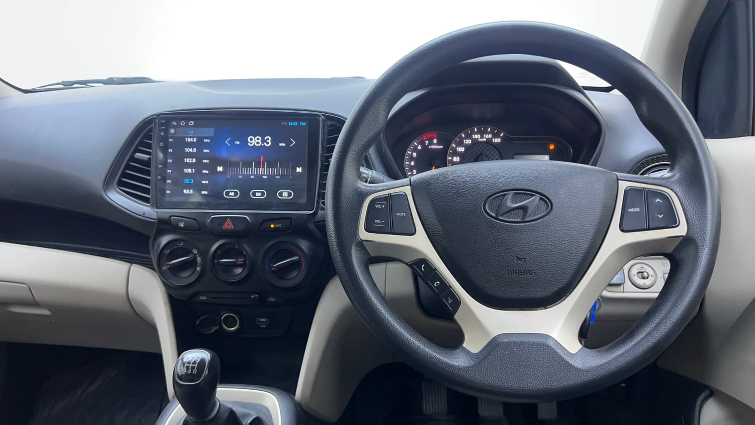 Used 2019 Hyundai Santro Sportz CNG Cng Manual interior STEERING VIEW
