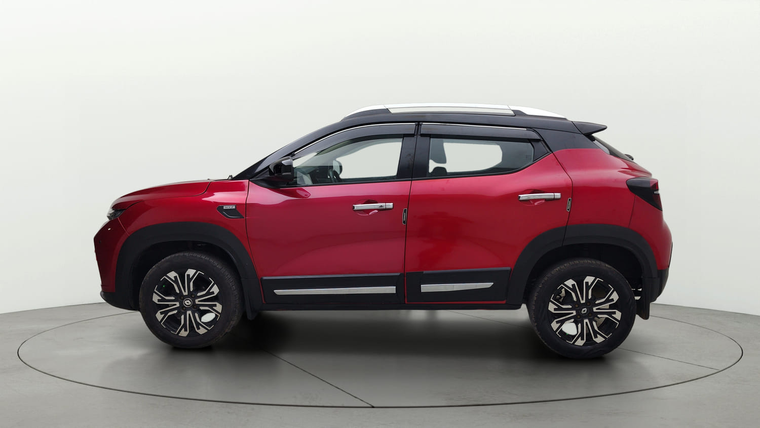 Used 2021 Renault Kiger RXZ Turbo CVT Dual Tone Petrol Automatic exterior RIGHT SIDE VIEW