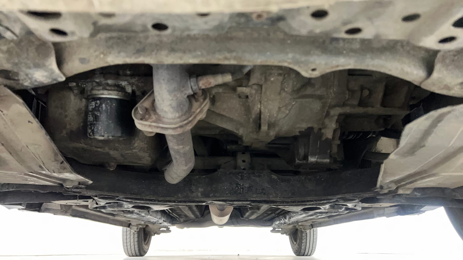 Used 2012 Maruti Suzuki Swift Dzire LXI Petrol Manual extra FRONT LEFT UNDERBODY VIEW