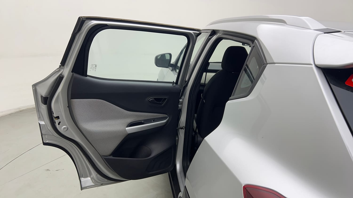 Used 2021 Nissan Magnite XE Petrol Manual interior LEFT REAR DOOR OPEN VIEW