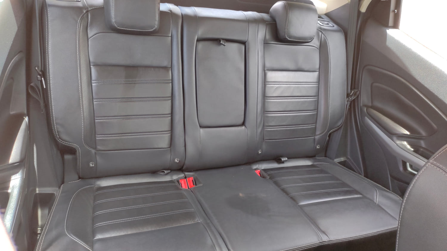 Used 2018 Ford EcoSport Titanium + 1.5L Ti-VCT AT Petrol Automatic interior REAR SEAT CONDITION VIEW