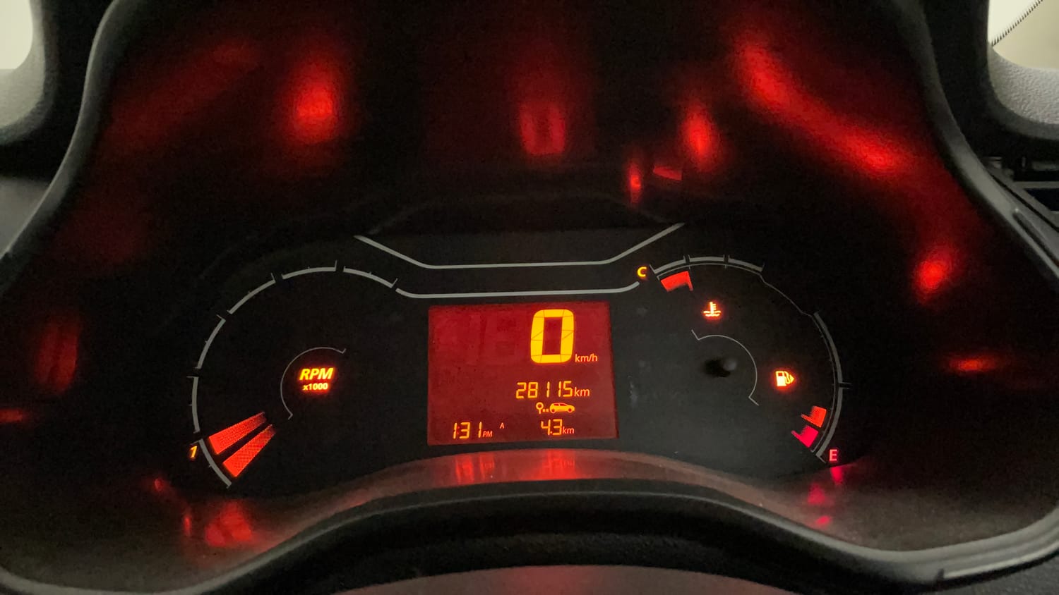 Used 2021 Renault Triber RXE Petrol Manual interior CLUSTERMETER VIEW