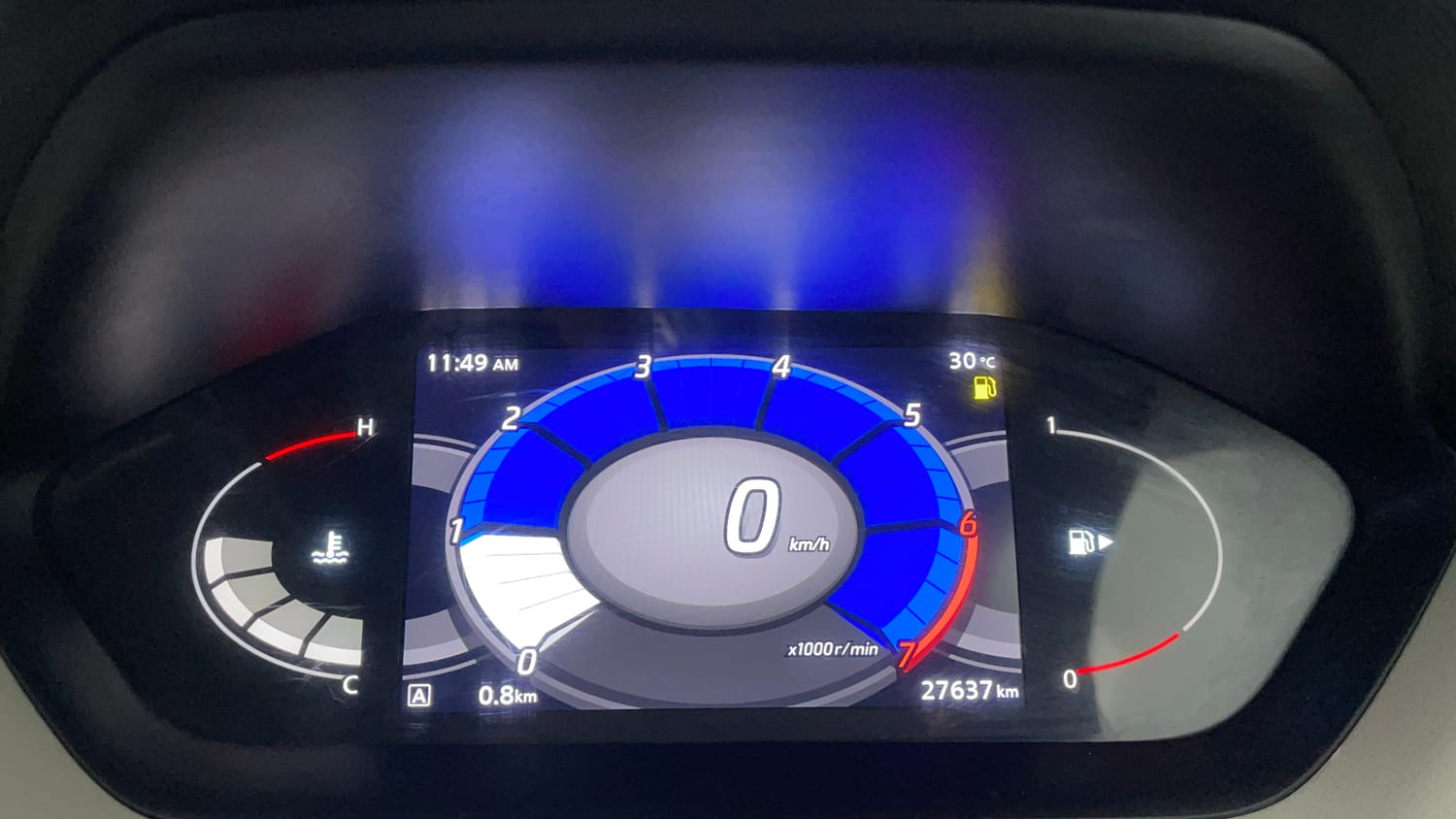 Used 2023 Nissan Magnite XV Petrol Manual interior CLUSTERMETER VIEW