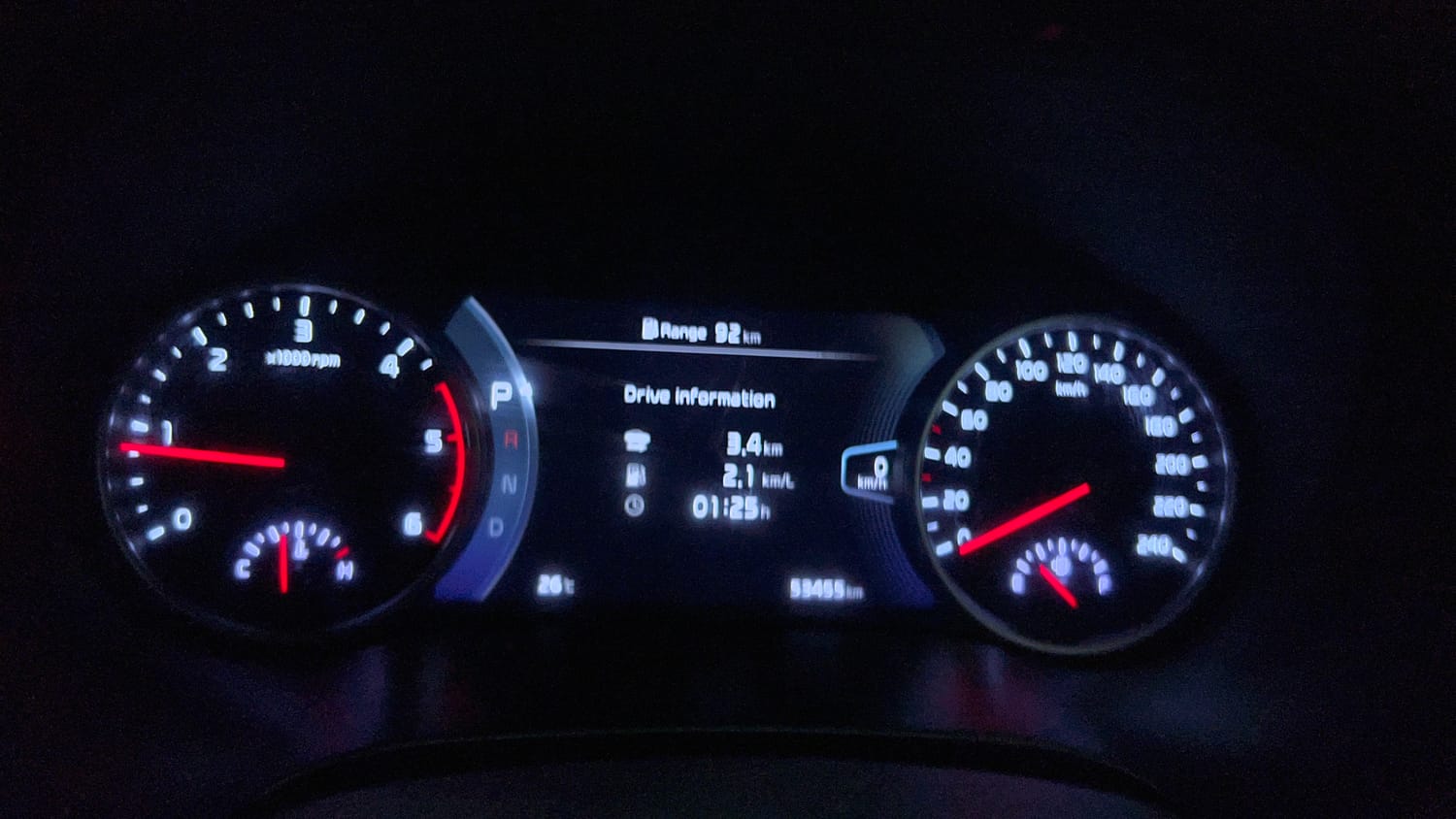 Used 2020 Kia Seltos GTX Plus AT 1.5 Diesel Diesel Automatic interior CLUSTERMETER VIEW