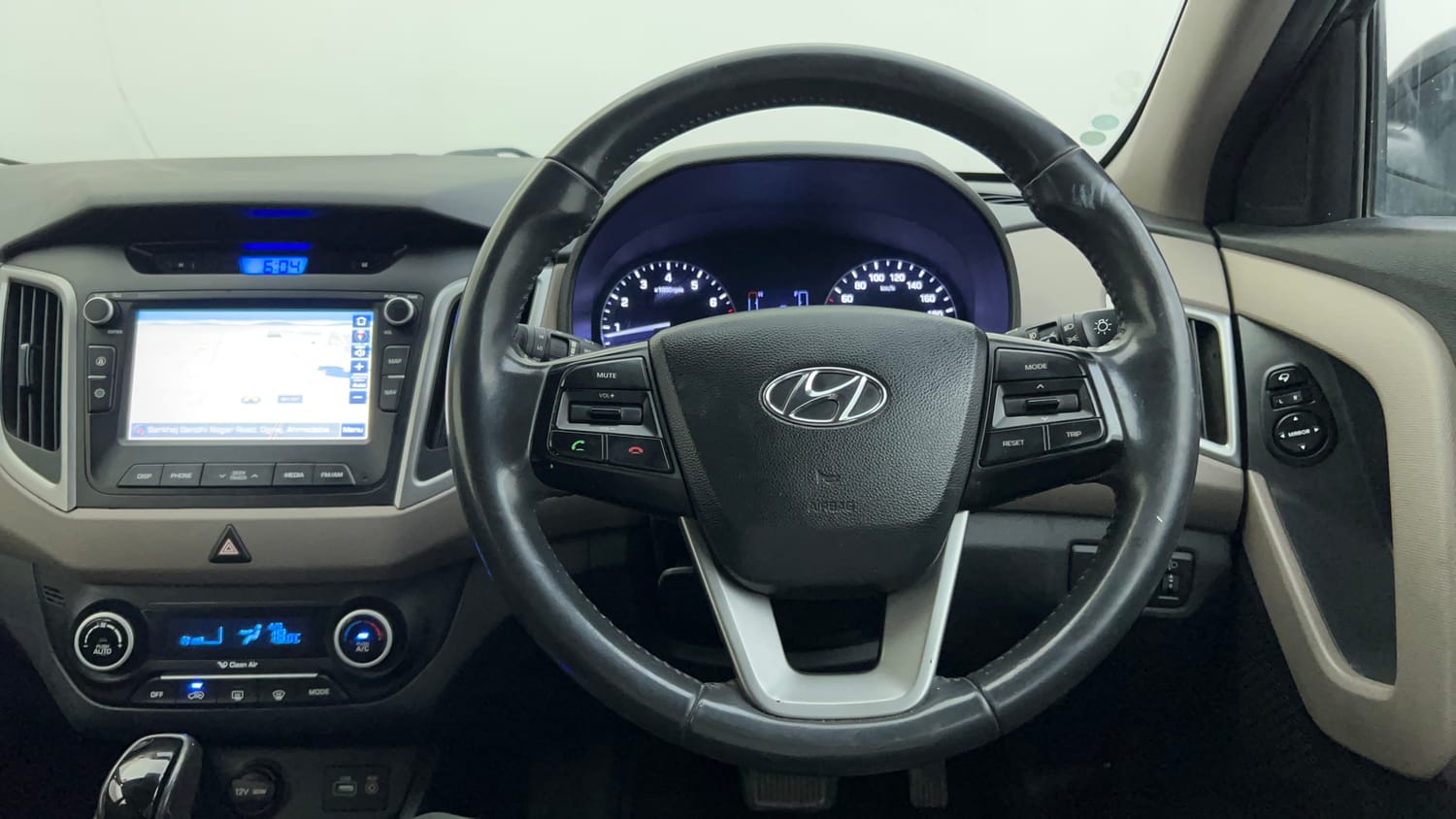 Used 2017 Hyundai Creta 1.6 SX Plus AT Petrol Petrol Automatic interior STEERING VIEW