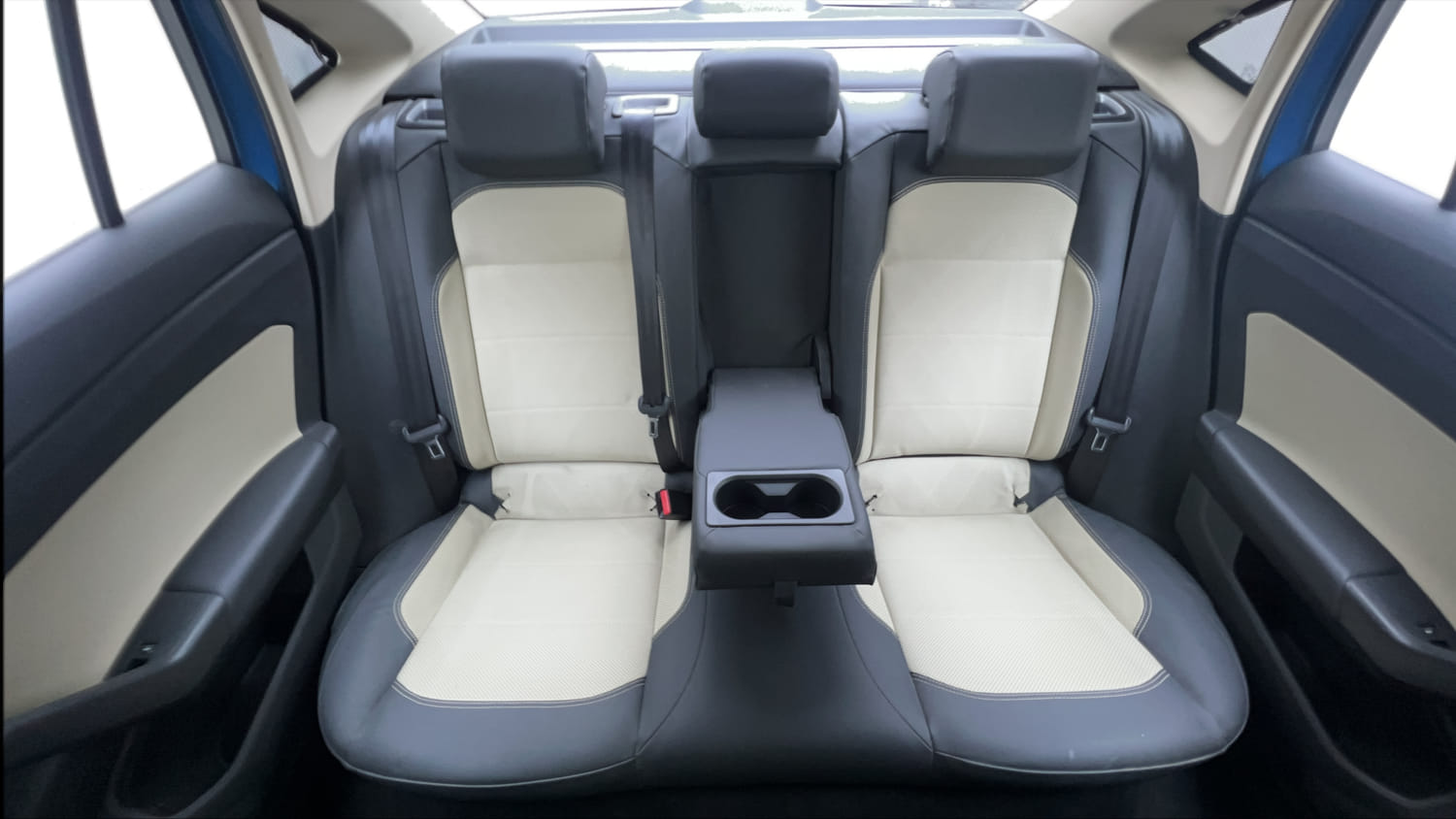 Used 2022 Skoda Slavia Style 1.0L TSI MT Petrol Manual interior REAR SEAT CONDITION VIEW