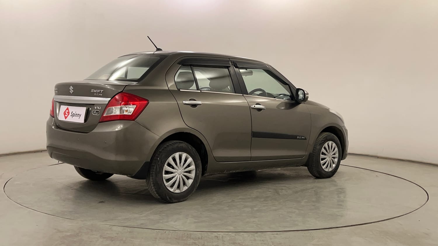 Used 2015 Maruti Suzuki Swift Dzire VXI Petrol Manual exterior RIGHT REAR CORNER VIEW