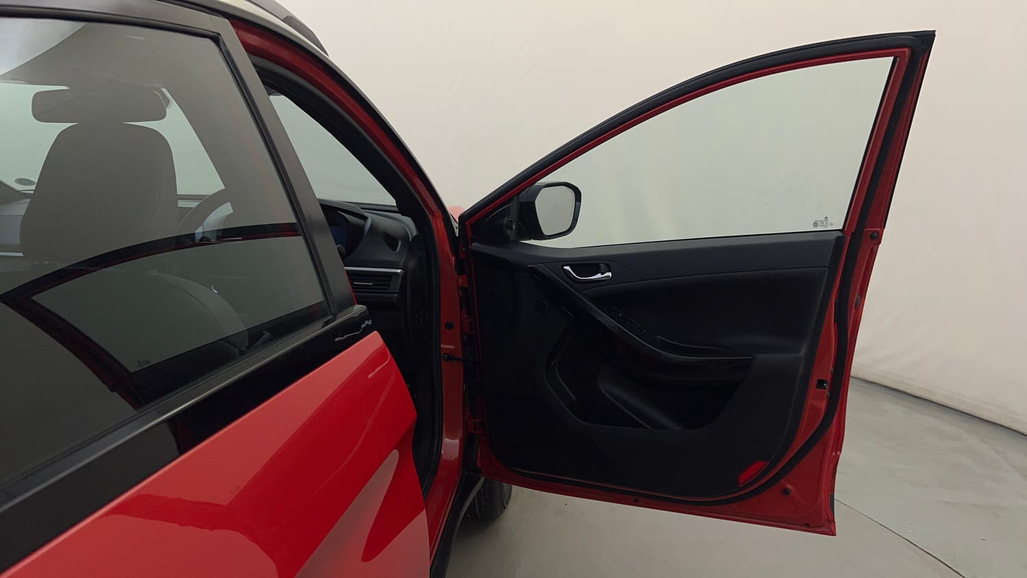 Used 2023 Tata Nexon Fearless Plus S 1.2 Revotron Petrol 7DCA DT Petrol Automatic interior RIGHT FRONT DOOR OPEN VIEW