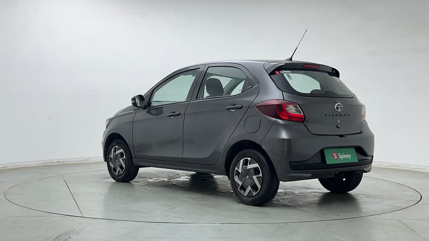 Used 2026 Tata Tiago EV XT Medium Range Electric Automatic exterior LEFT REAR CORNER VIEW
