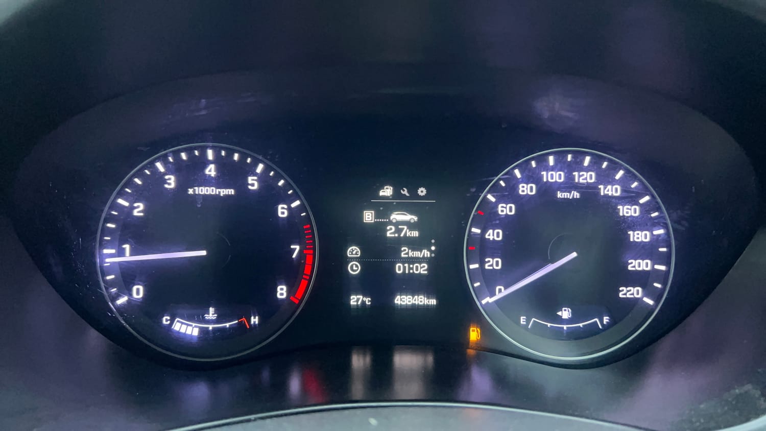 Used 2016 Hyundai Elite i20 Asta 1.2 Petrol Manual interior CLUSTERMETER VIEW