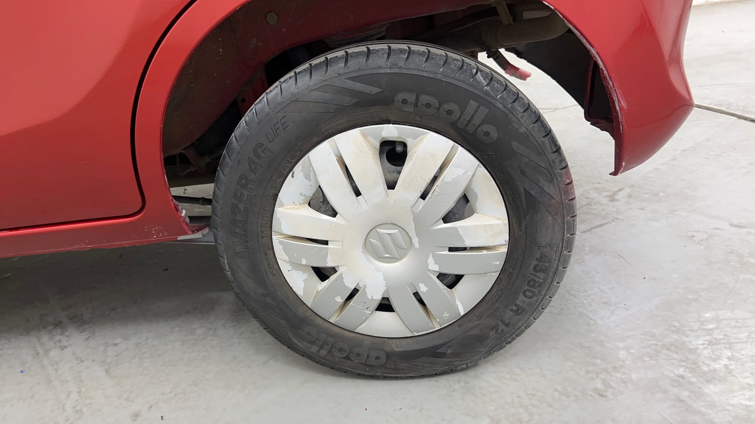 Used 2016 Maruti Suzuki Alto 800 Vxi Petrol Manual tyres LEFT REAR TYRE RIM VIEW