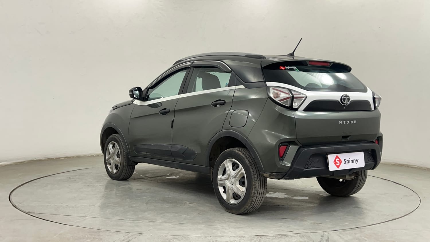 Used 2022 Tata Nexon XM Petrol Manual exterior LEFT REAR CORNER VIEW