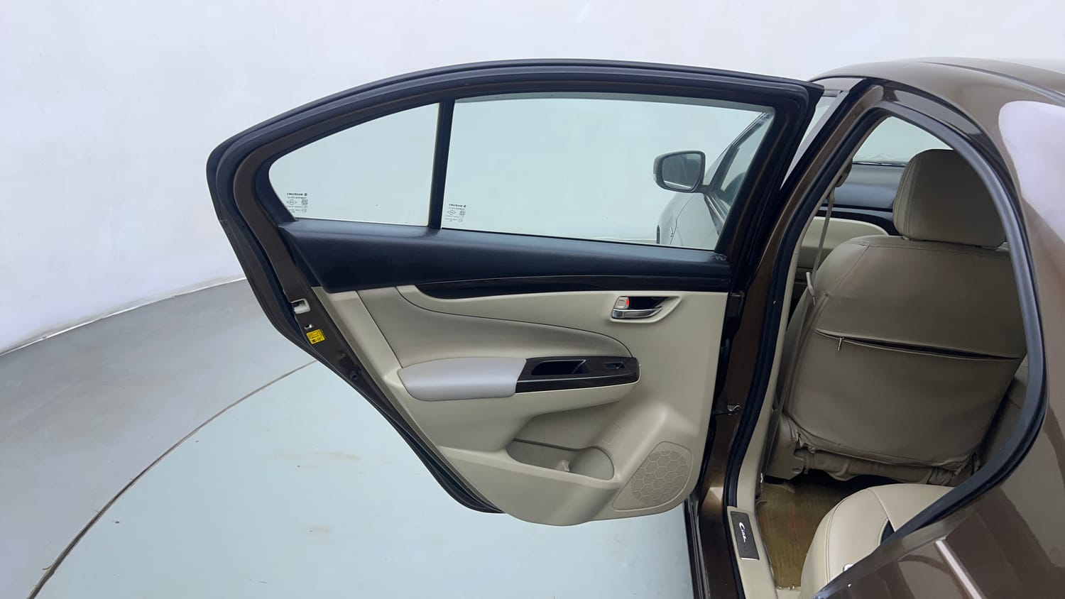 Used 2017 Maruti Suzuki Ciaz ZDi SHVS Diesel Manual interior LEFT REAR DOOR OPEN VIEW
