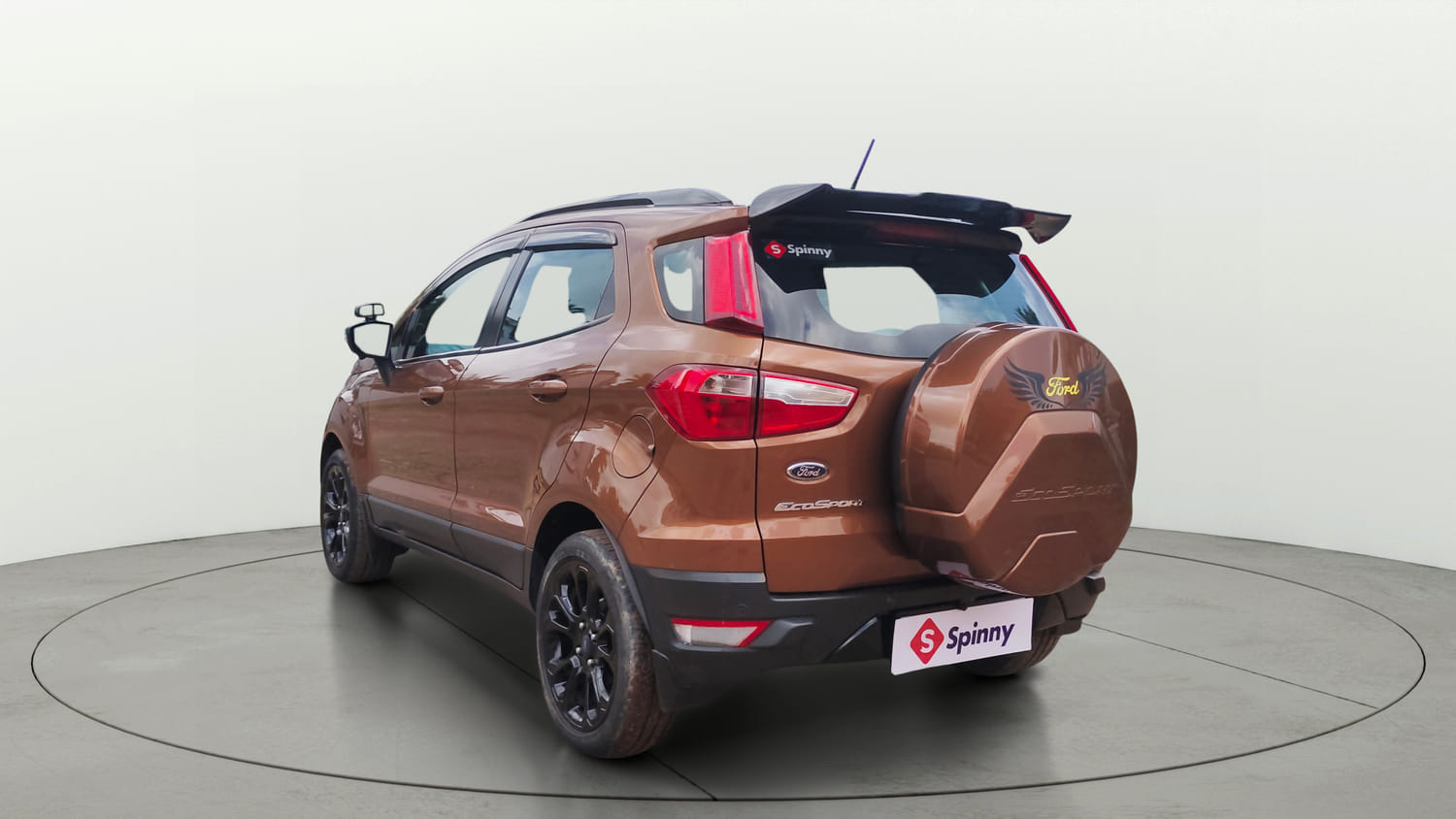 Used 2018 Ford EcoSport Titanium + 1.5L Ti-VCT AT Petrol Automatic exterior LEFT REAR CORNER VIEW