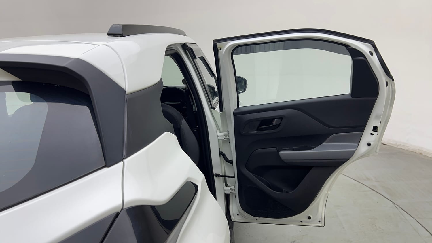 Used 2026 Tata Punch Pure + Petrol Manual interior RIGHT REAR DOOR OPEN VIEW