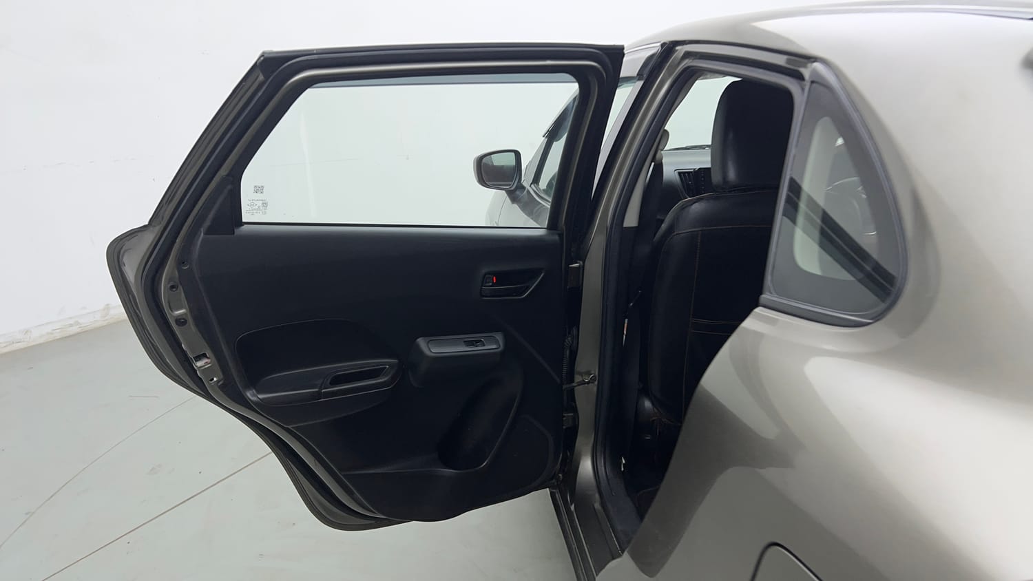 Used 2021 Maruti Suzuki Baleno Sigma Petrol Manual interior LEFT REAR DOOR OPEN VIEW