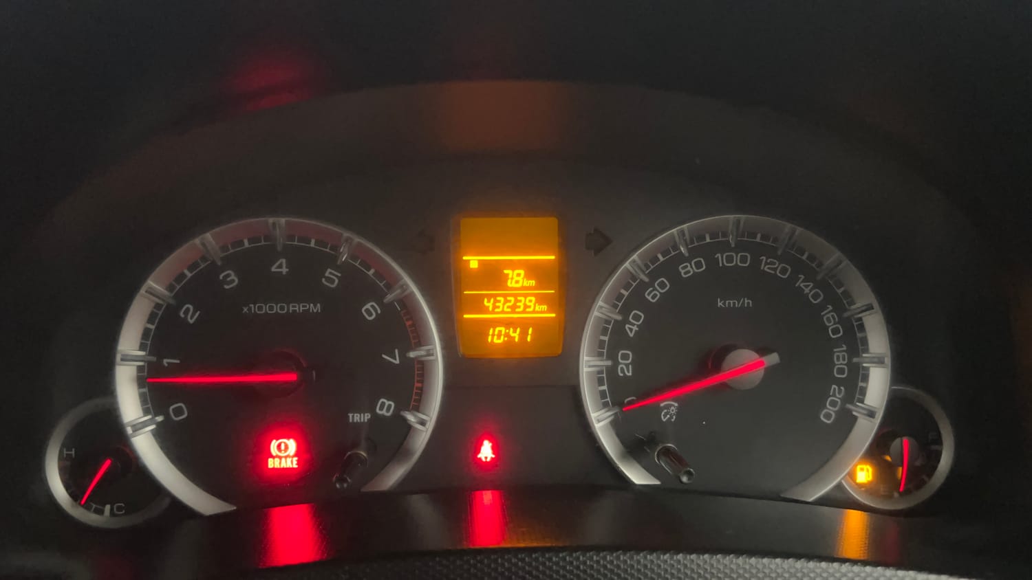 Used 2013 Maruti Suzuki Swift VXi Petrol Manual interior CLUSTERMETER VIEW