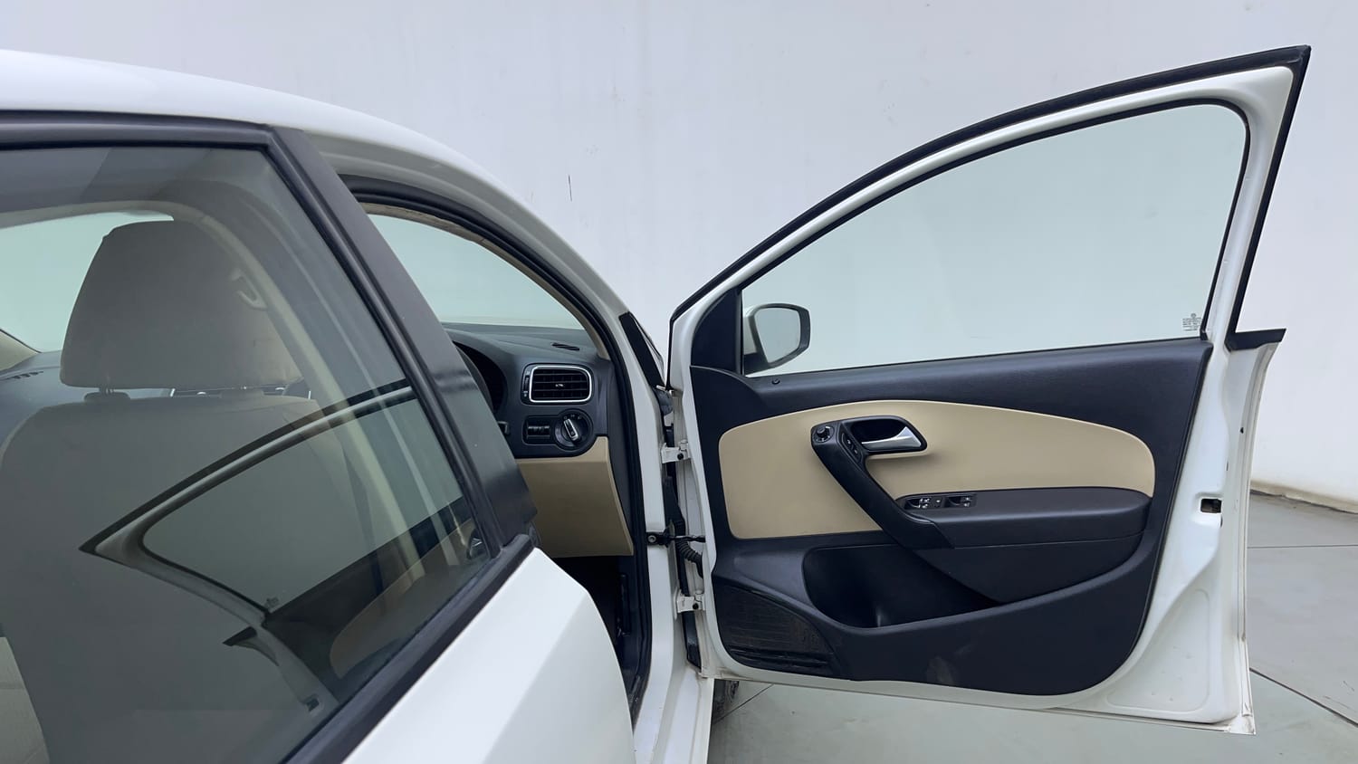 Used 2017 Volkswagen Polo Highline1.5L (D) Diesel Manual interior RIGHT FRONT DOOR OPEN VIEW