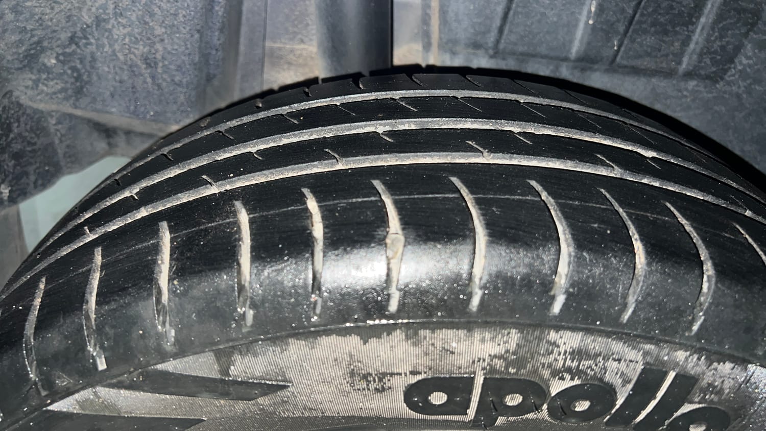 Used 2017 Maruti Suzuki Dzire ZXi Petrol Manual tyres RIGHT REAR TYRE TREAD VIEW