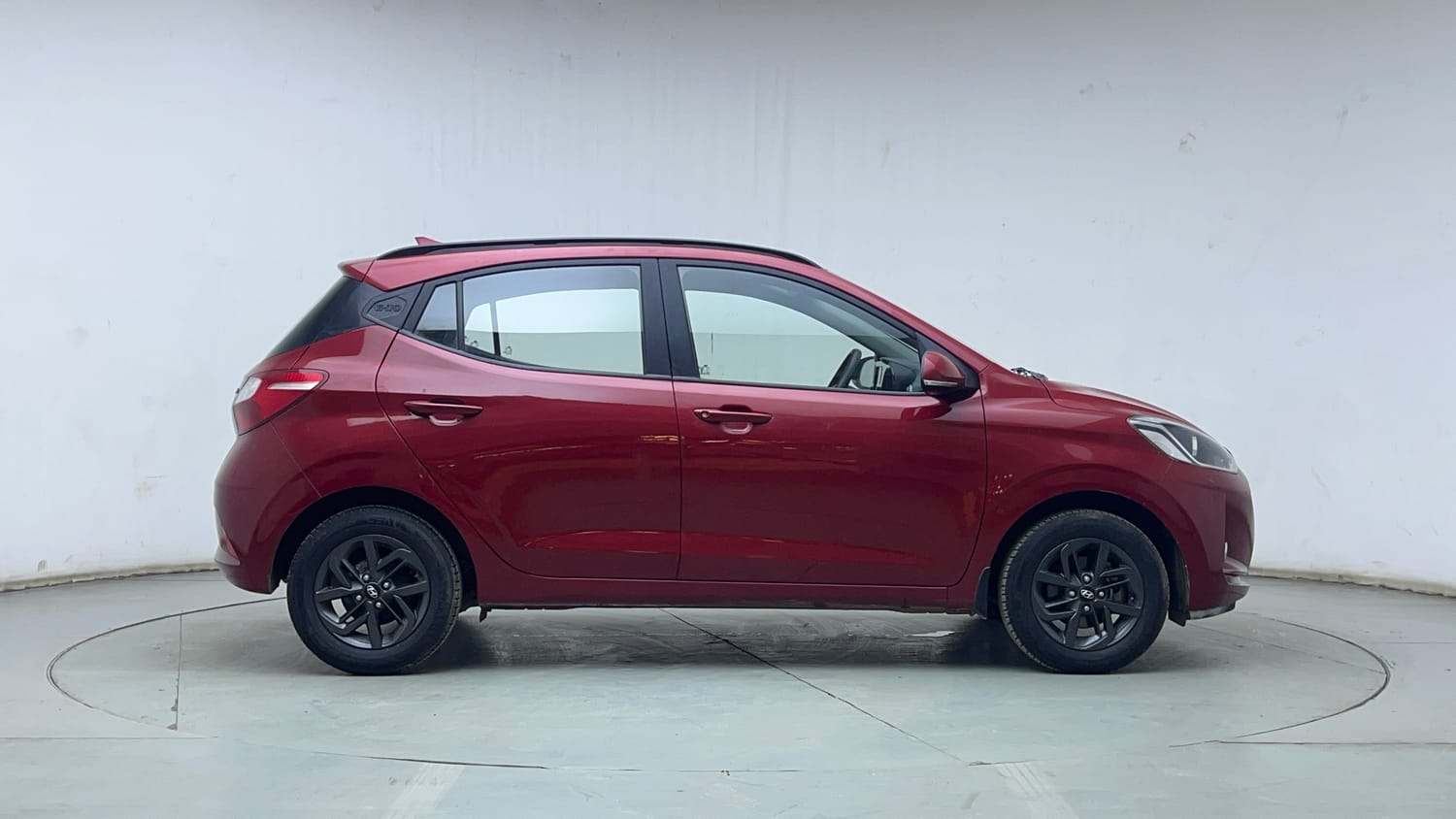 Used 2021 Hyundai Grand i10 Nios Sportz AMT 1.2 Kappa VTVT Petrol Automatic exterior RIGHT SIDE VIEW