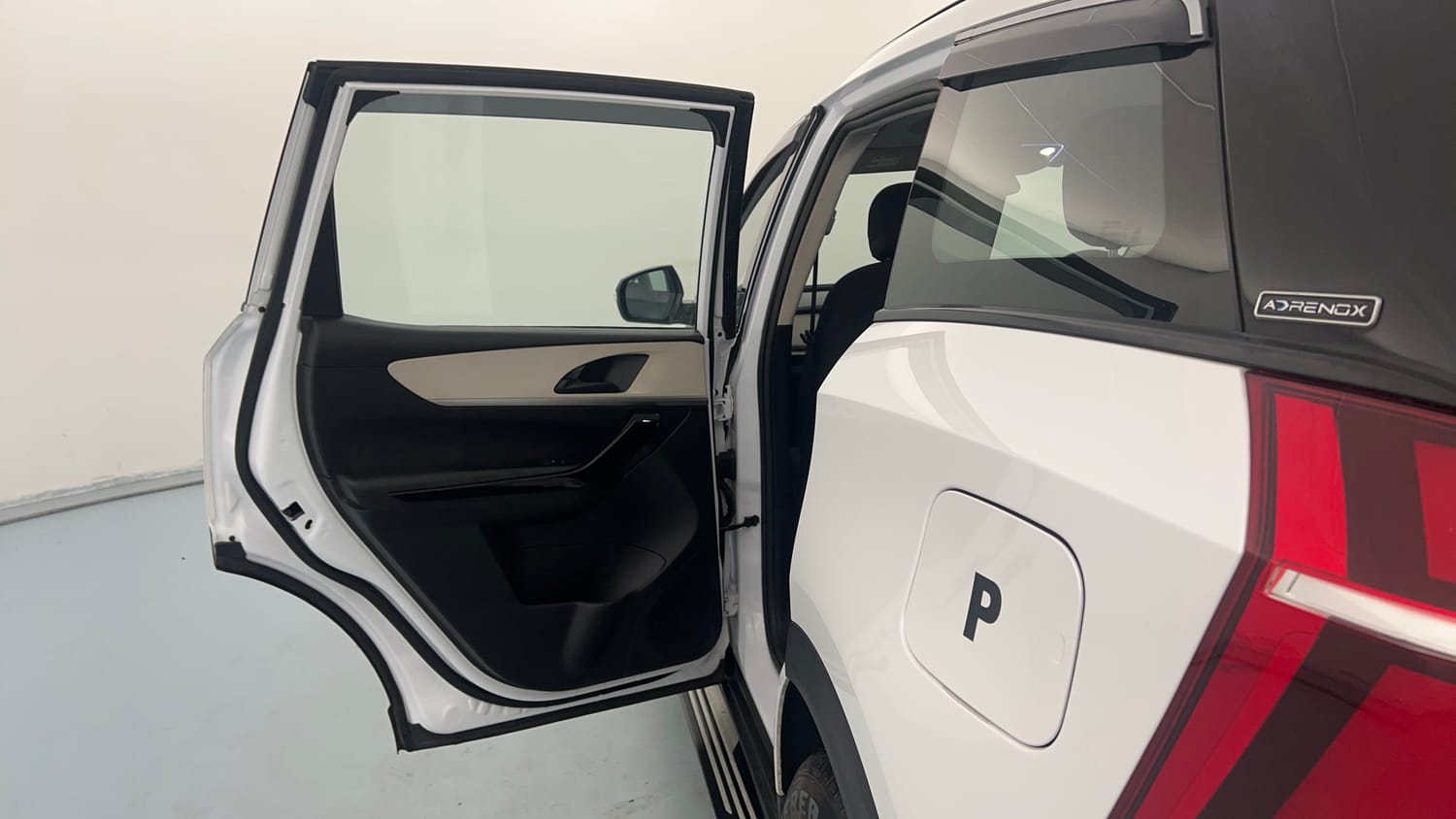 Used 2025 Mahindra XUV700 AX5 Petrol MT 7 STR Petrol Manual interior LEFT REAR DOOR OPEN VIEW
