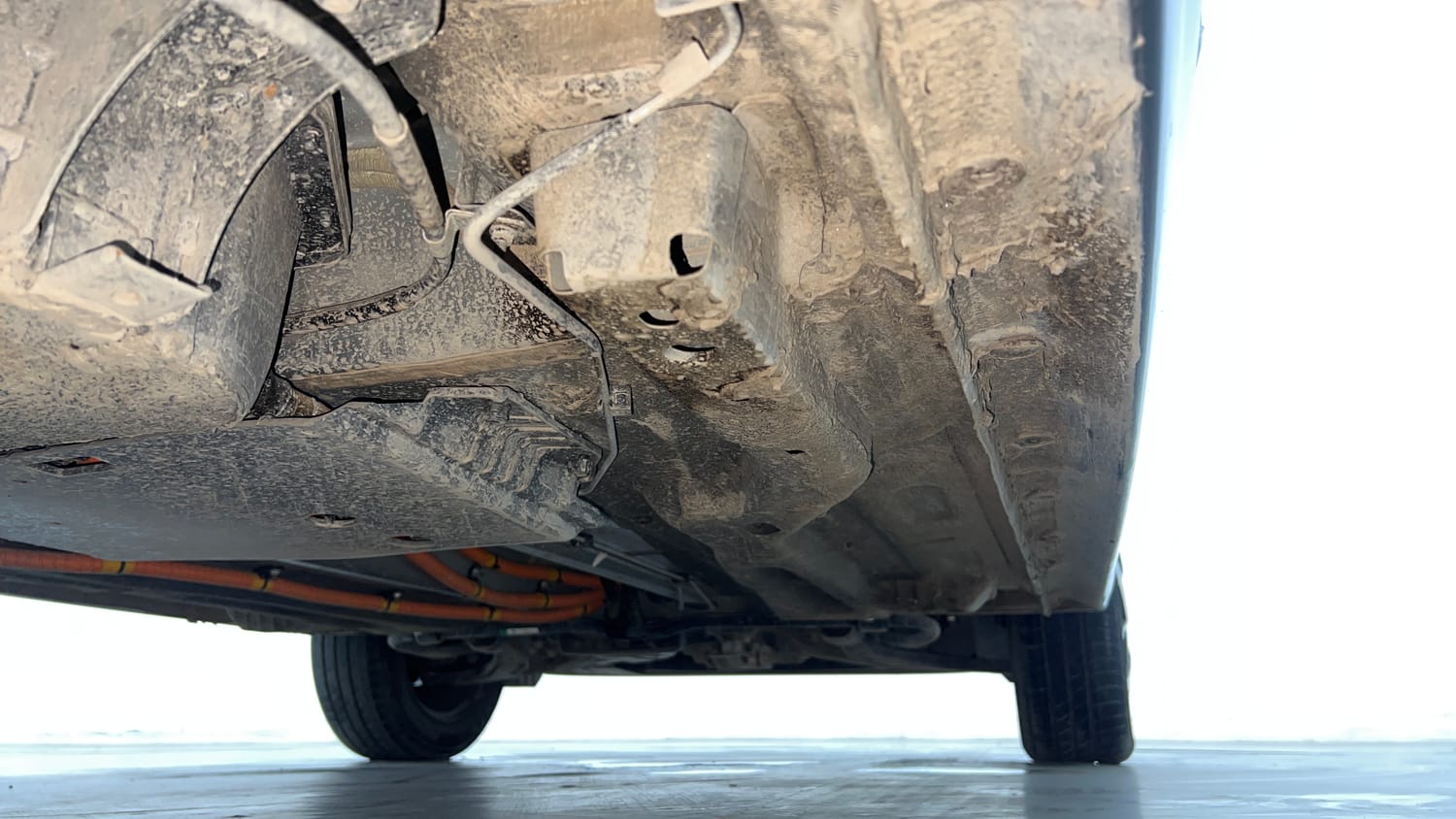 Used 2026 Tata Tiago EV XT Medium Range Electric Automatic extra REAR RIGHT UNDERBODY VIEW