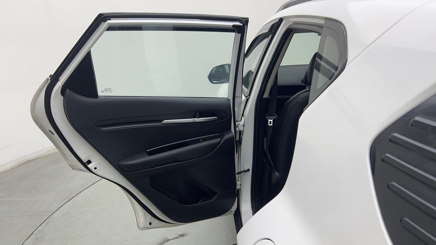 Used 2022 Kia Sonet HTK Plus 1.2 Petrol Manual interior LEFT REAR DOOR OPEN VIEW