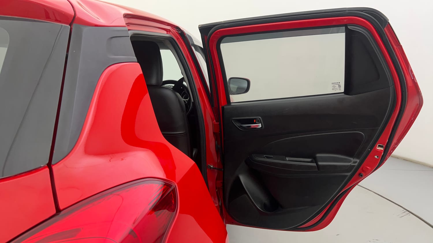 Used 2023 Maruti Suzuki Swift VXi Petrol Manual interior RIGHT REAR DOOR OPEN VIEW