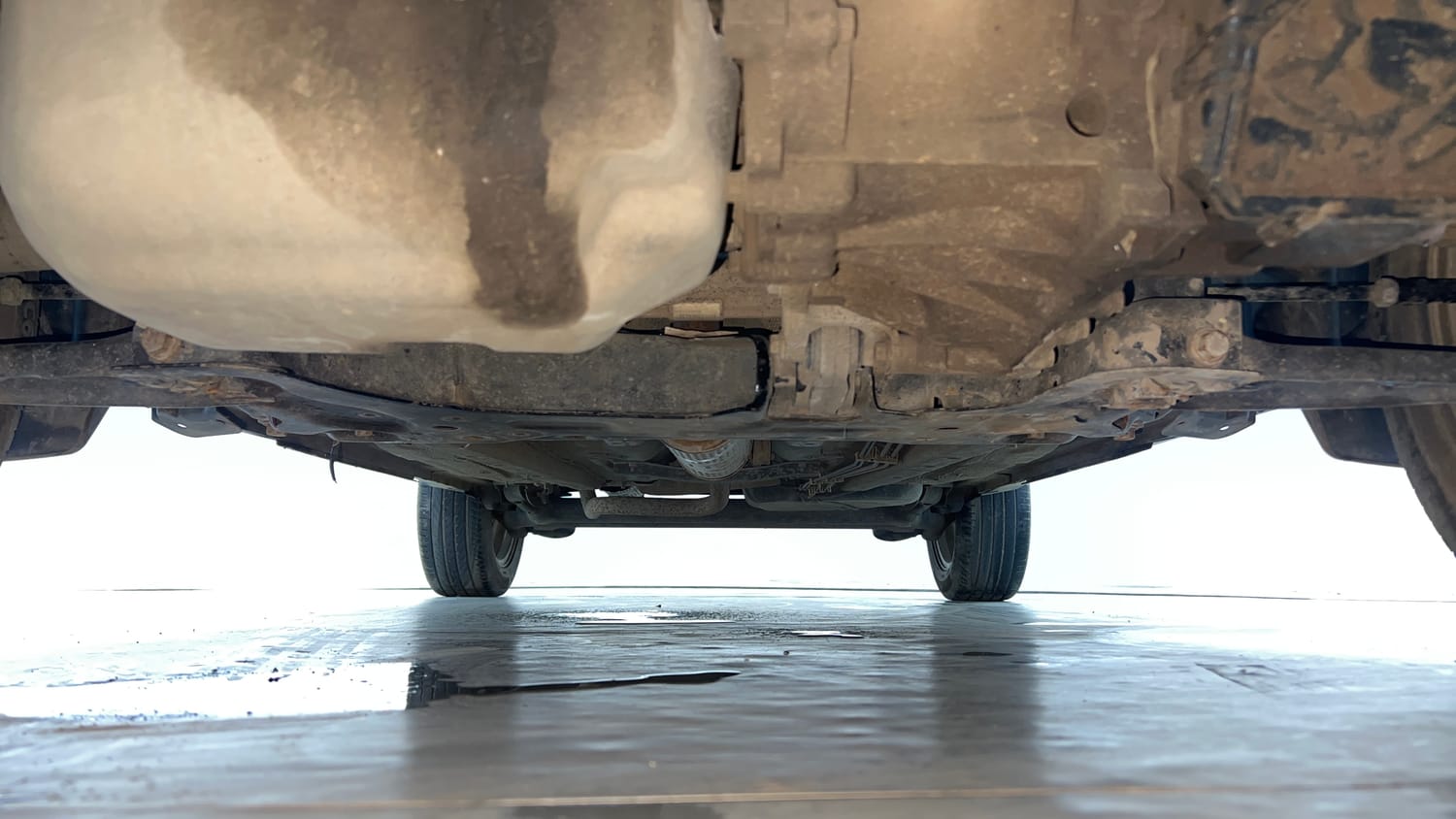 Used 2018 Ford EcoSport Titanium 1.5L Ti-VCT Petrol Manual extra FRONT LEFT UNDERBODY VIEW