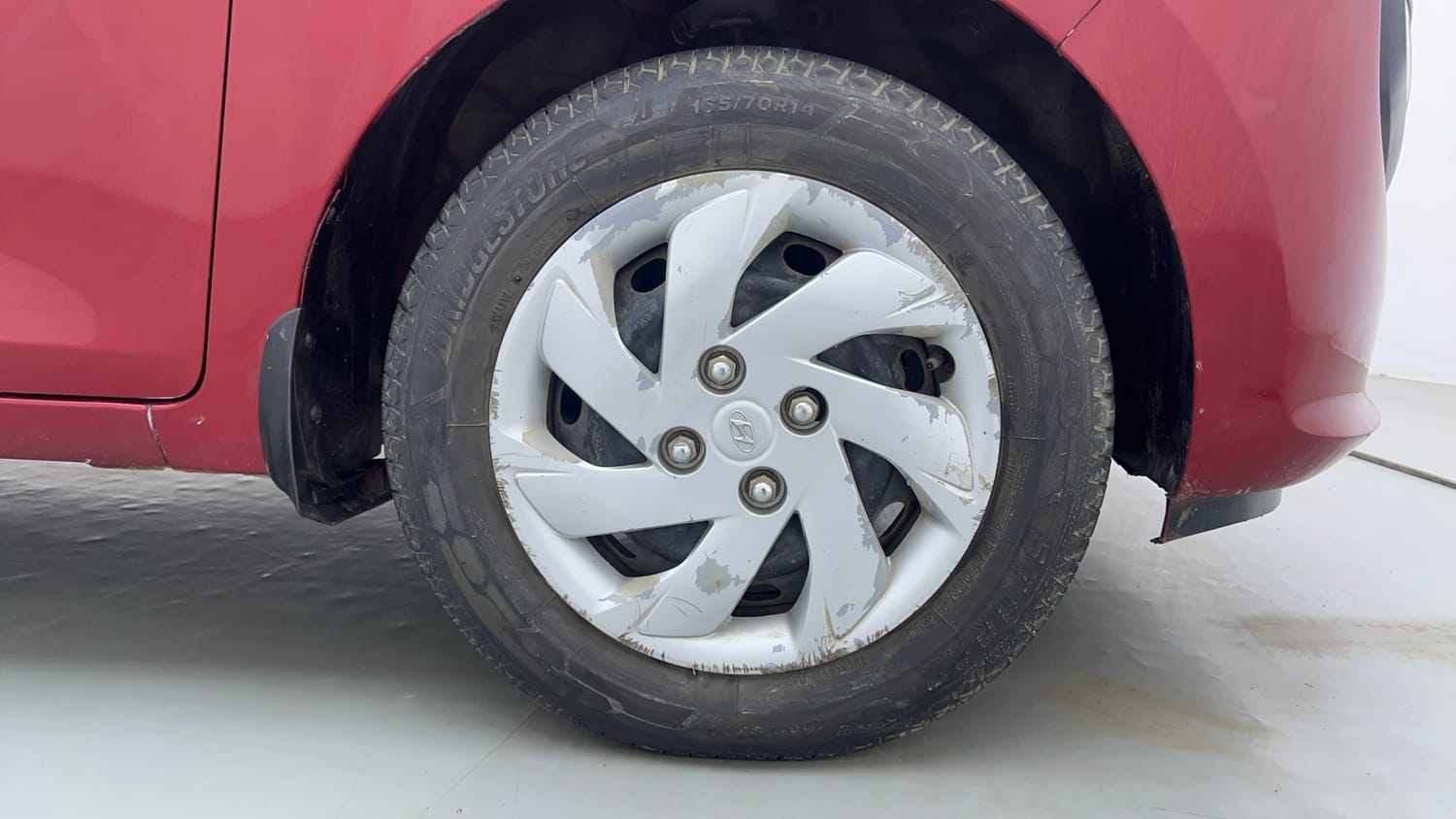 Used 2019 Hyundai Santro Sportz CNG Cng Manual tyres RIGHT FRONT TYRE RIM VIEW