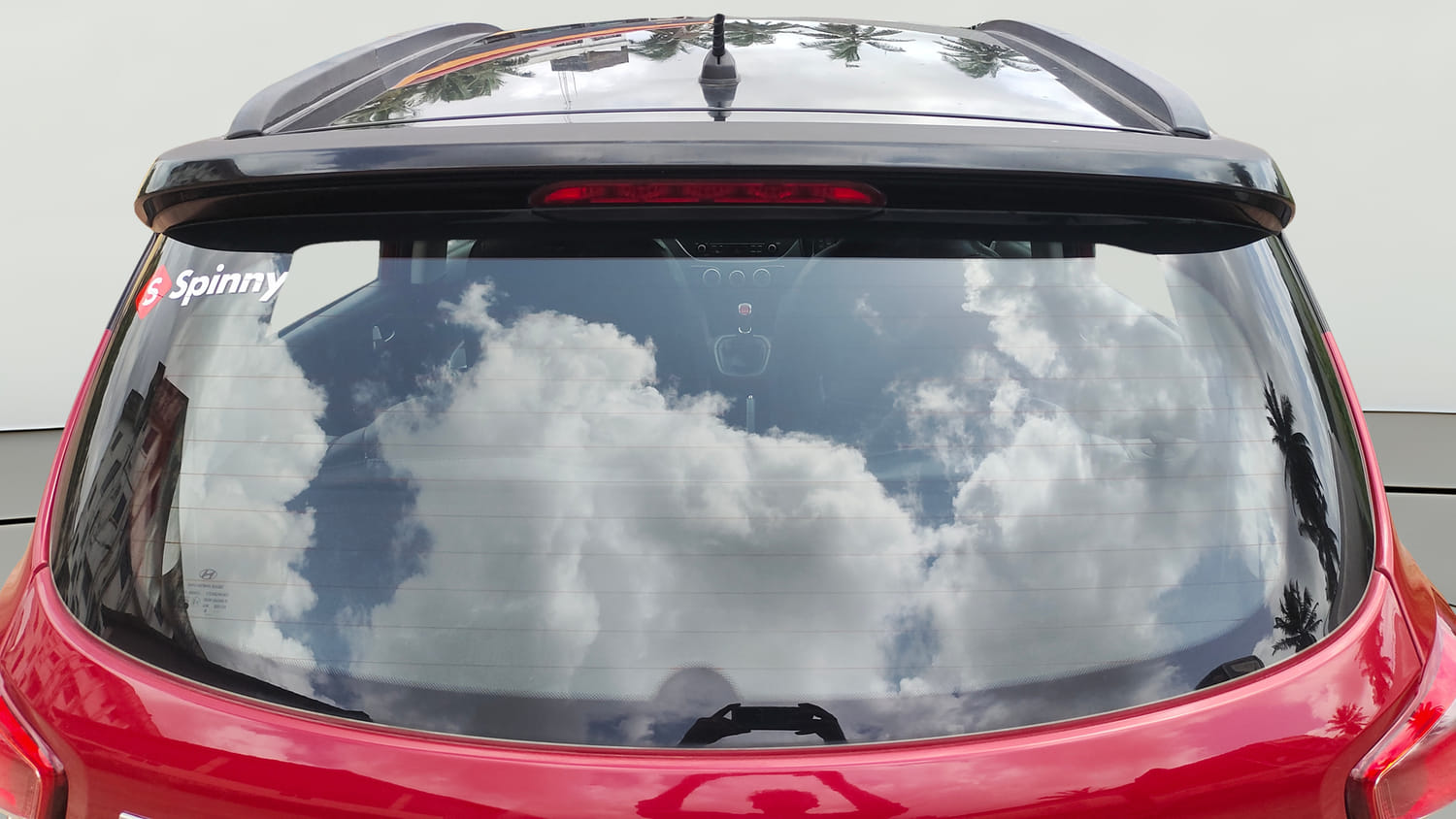 Used 2018 Hyundai Grand i10 Sportz 1.2 Kappa VTVT Dual Tone Petrol Manual exterior BACK WINDSHIELD VIEW