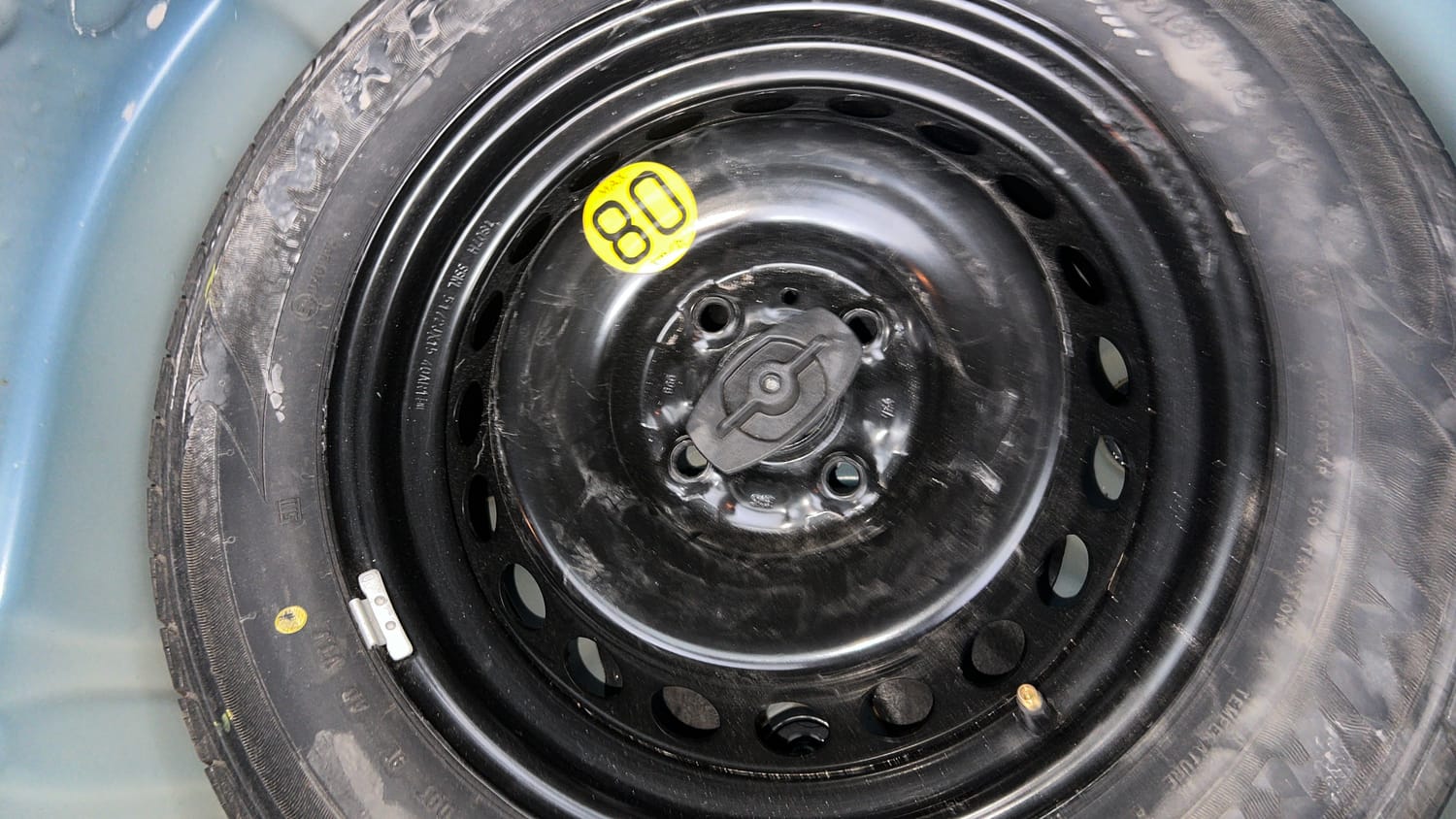 Used 2018 Maruti Suzuki Baleno Alpha 1.2 Petrol Manual tyres SPARE TYRE VIEW