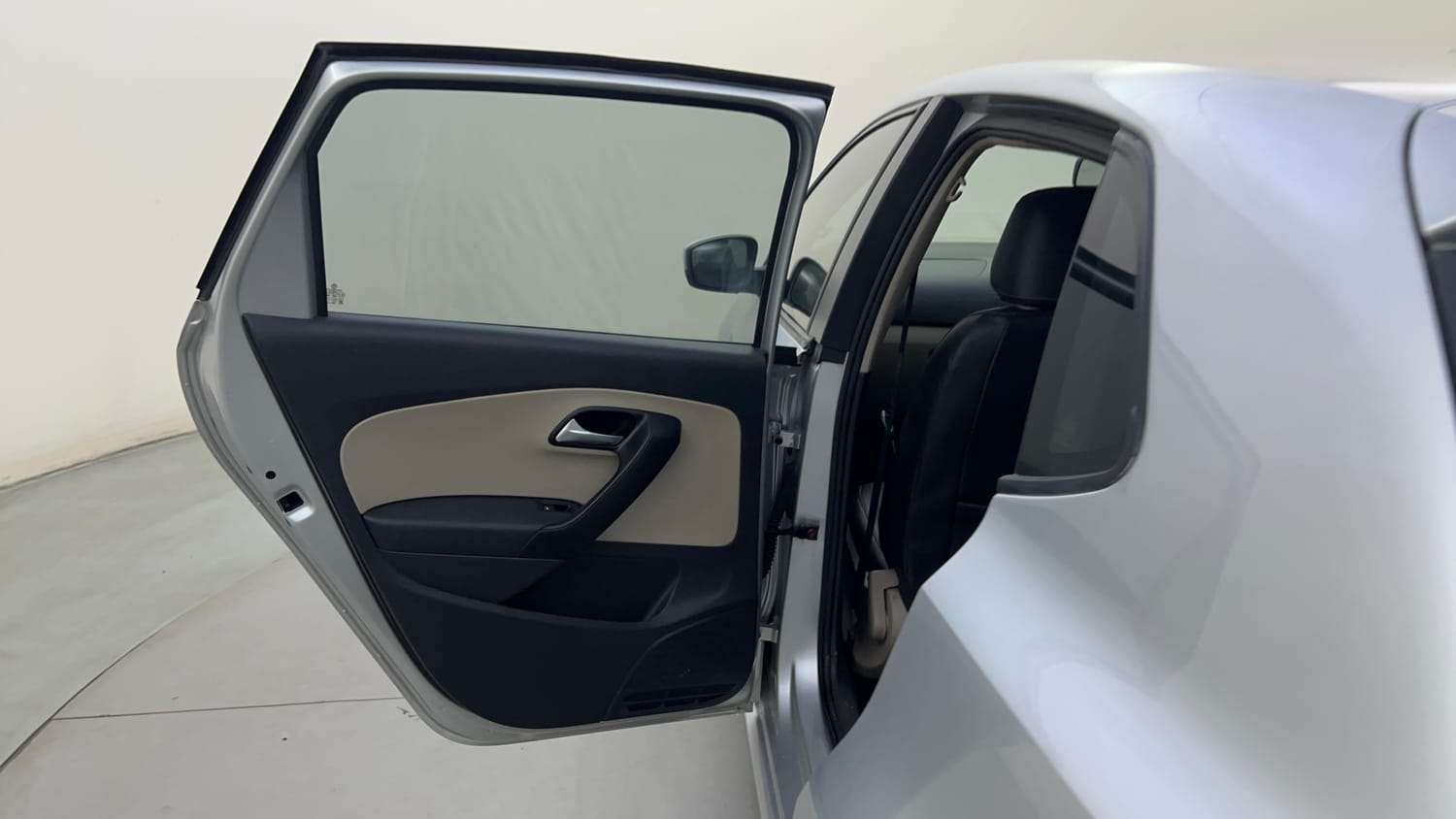 Used 2014 Volkswagen Polo Comfortline 1.2L (P) Petrol Manual interior LEFT REAR DOOR OPEN VIEW