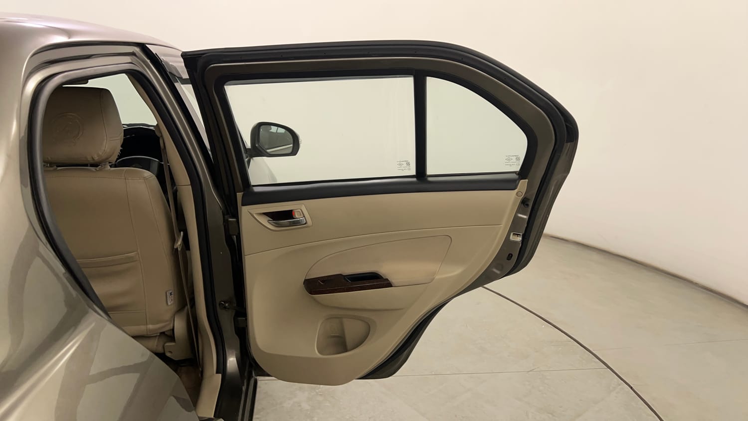 Used 2015 Maruti Suzuki Swift Dzire VXI Petrol Manual interior RIGHT REAR DOOR OPEN VIEW