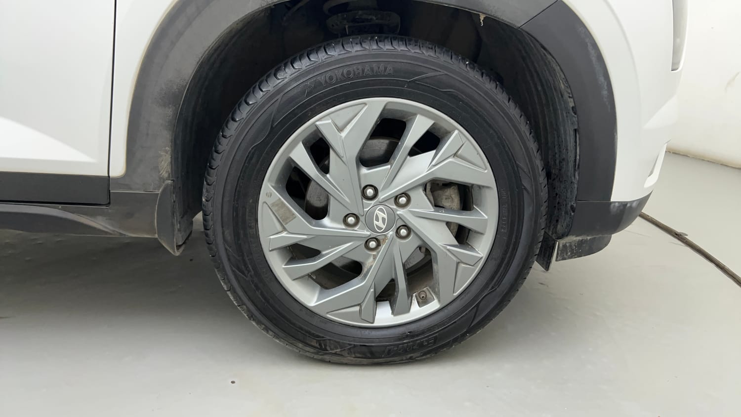 Used 2020 Hyundai Creta SX (O) 1.4 Turbo 7 DCT Petrol Automatic tyres RIGHT FRONT TYRE RIM VIEW
