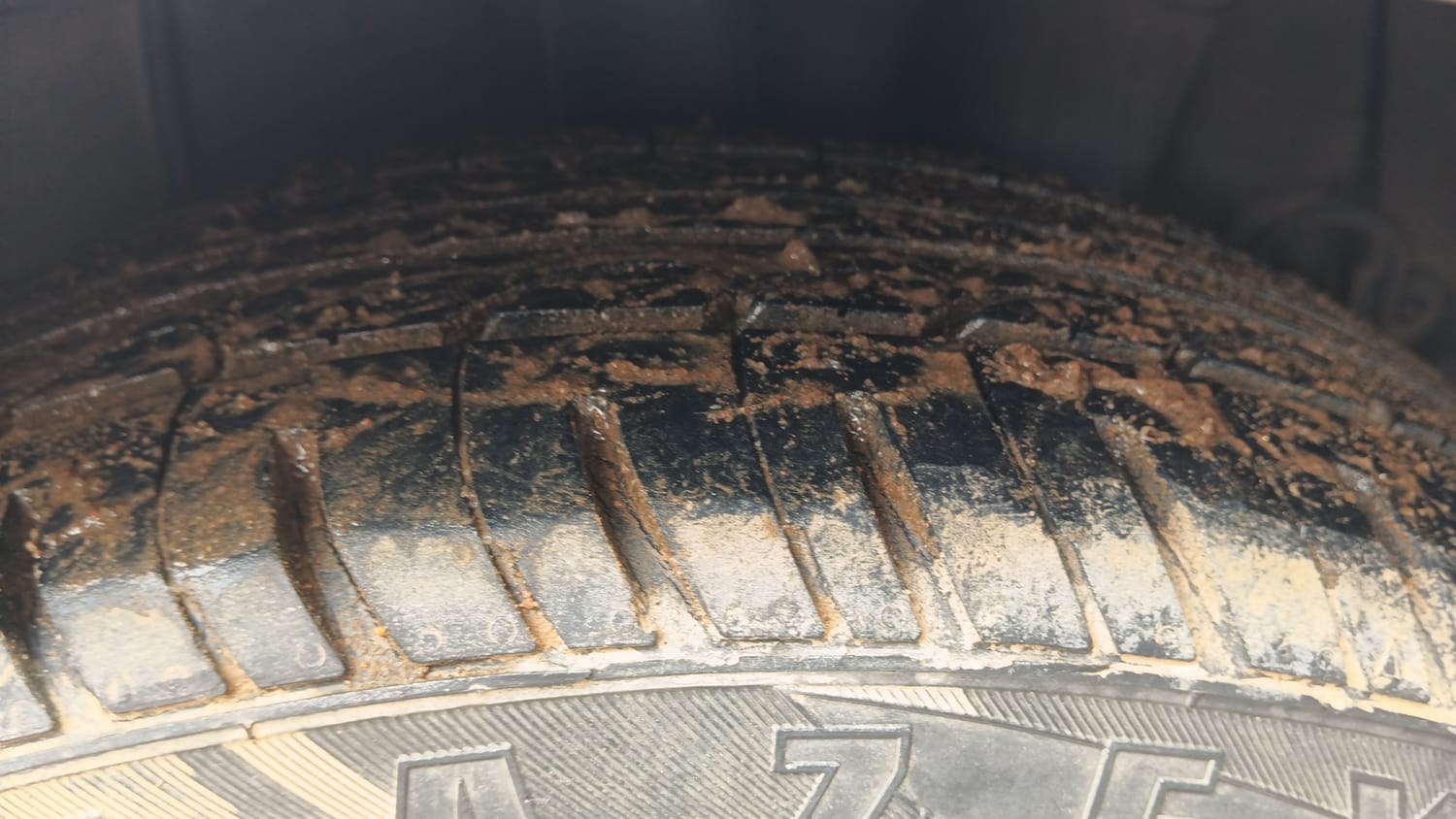 Used 2015 Hyundai Xcent S 1.2 (O) Petrol Manual tyres LEFT REAR TYRE TREAD VIEW