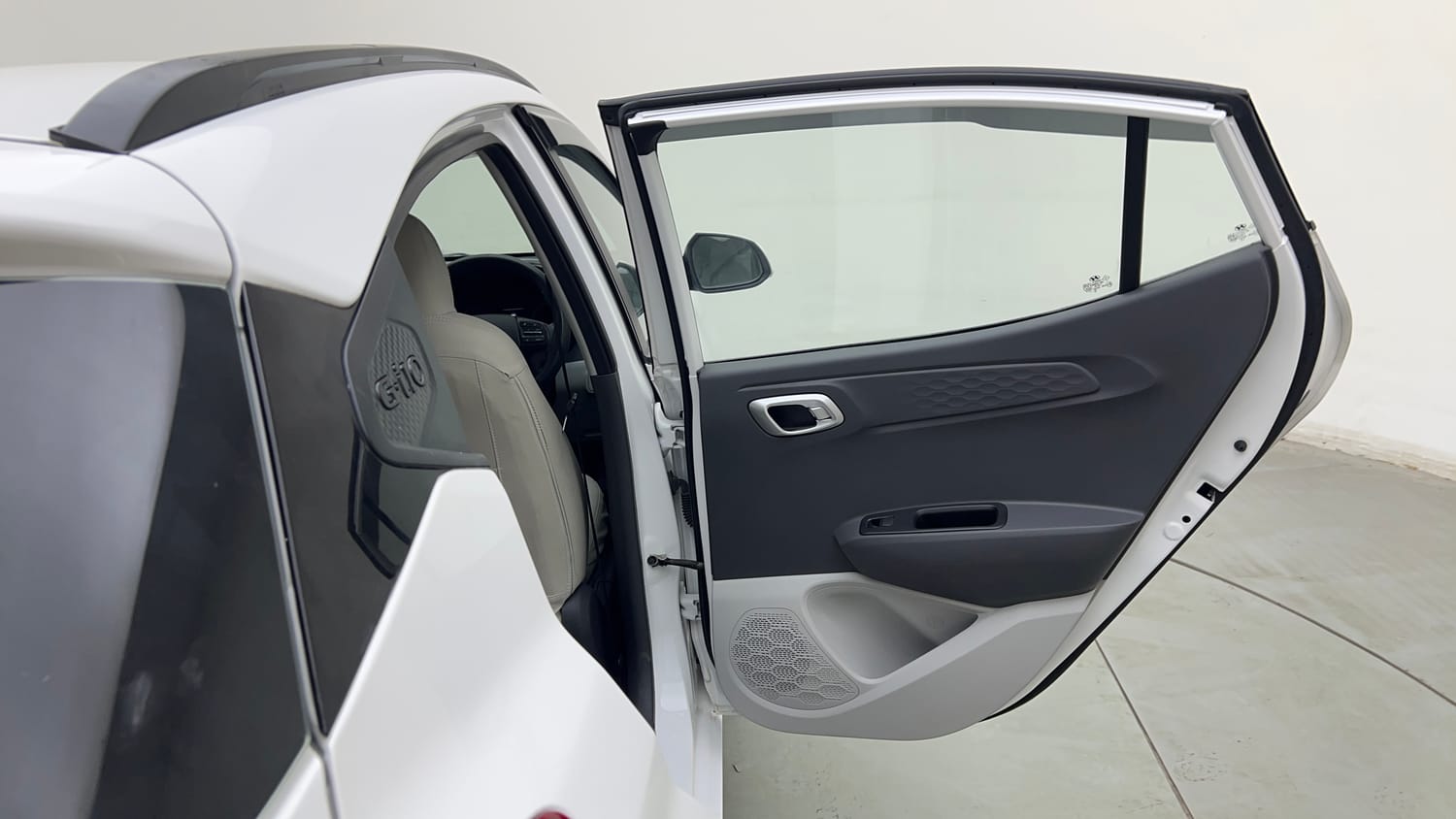 Used 2025 Hyundai Grand i10 Nios Sportz 1.2 Kappa VTVT Petrol Manual interior RIGHT REAR DOOR OPEN VIEW