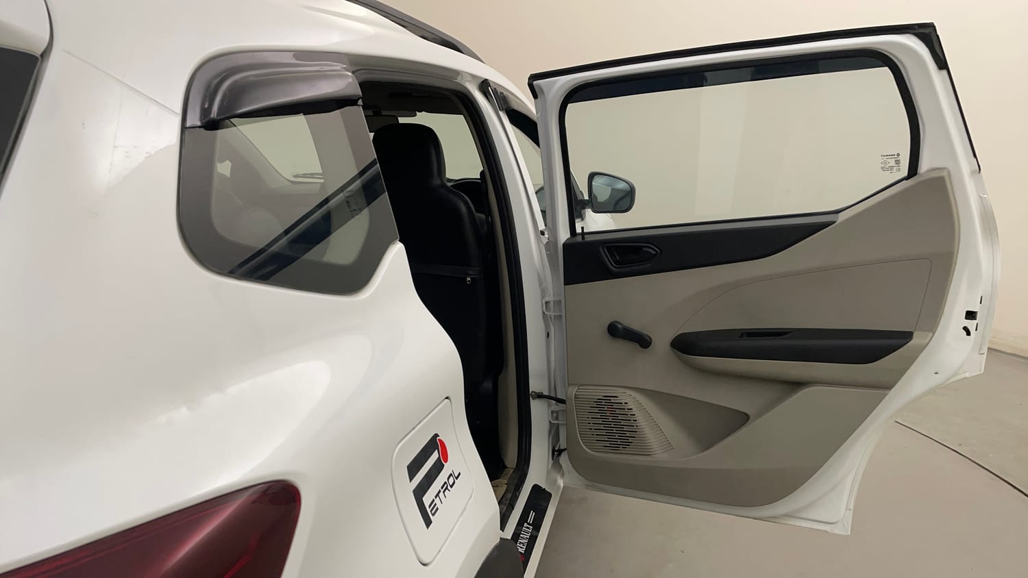 Used 2021 Renault Triber RXE Petrol Manual interior RIGHT REAR DOOR OPEN VIEW