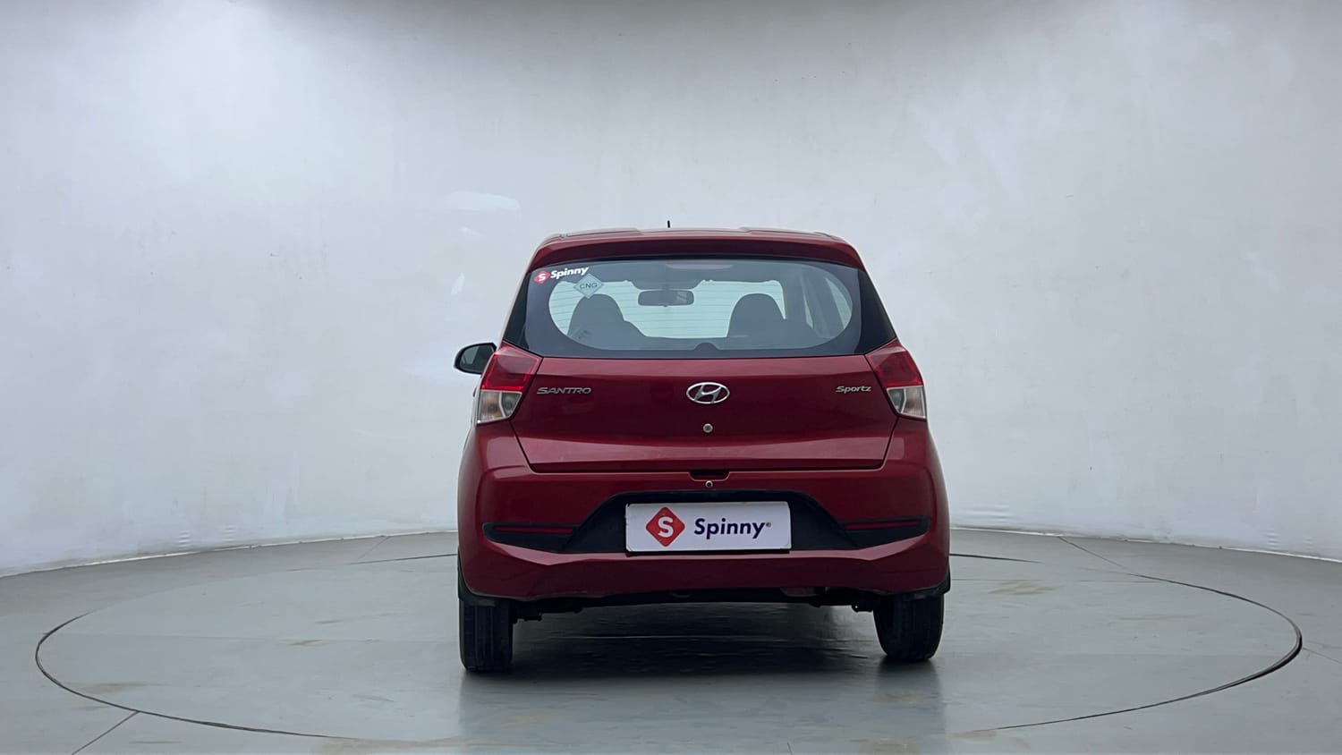Used 2019 Hyundai Santro Sportz CNG Cng Manual exterior BACK VIEW