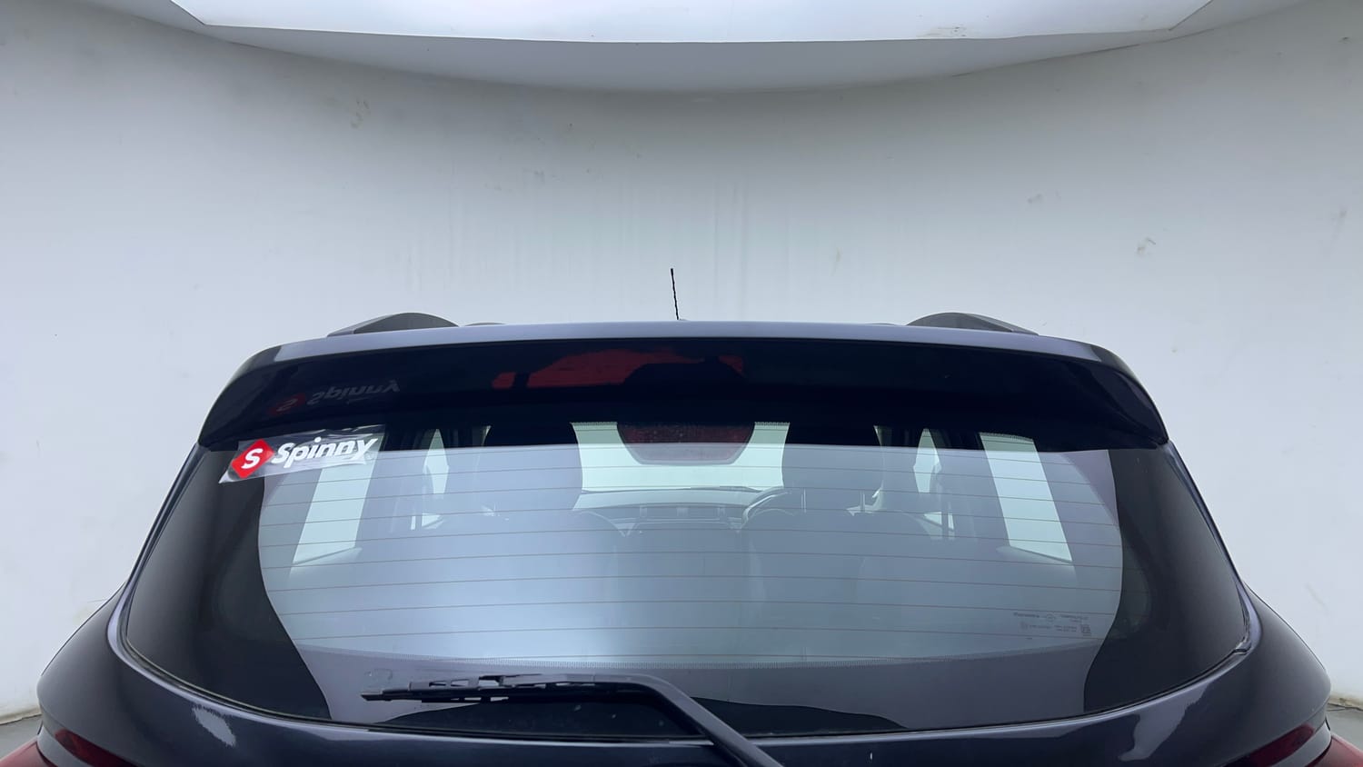 Used 2017 Mahindra KUV100 K6+ 5 STR Petrol Manual exterior BACK WINDSHIELD VIEW
